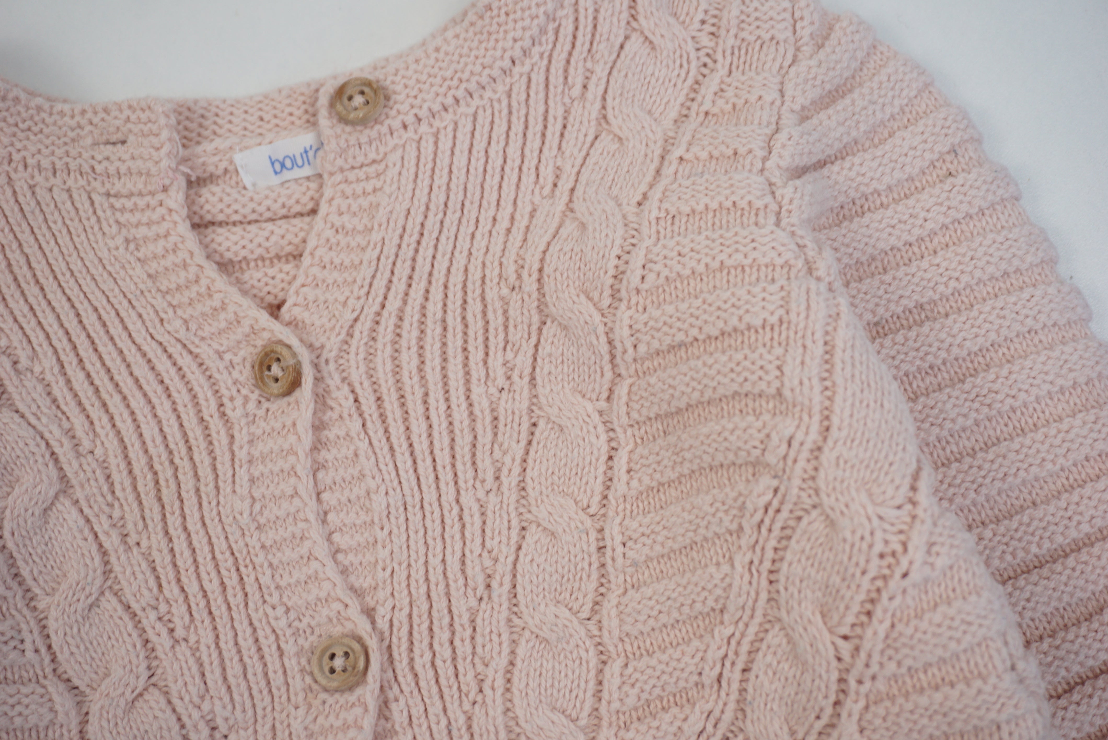 Gilet Rose - 6/9 mois