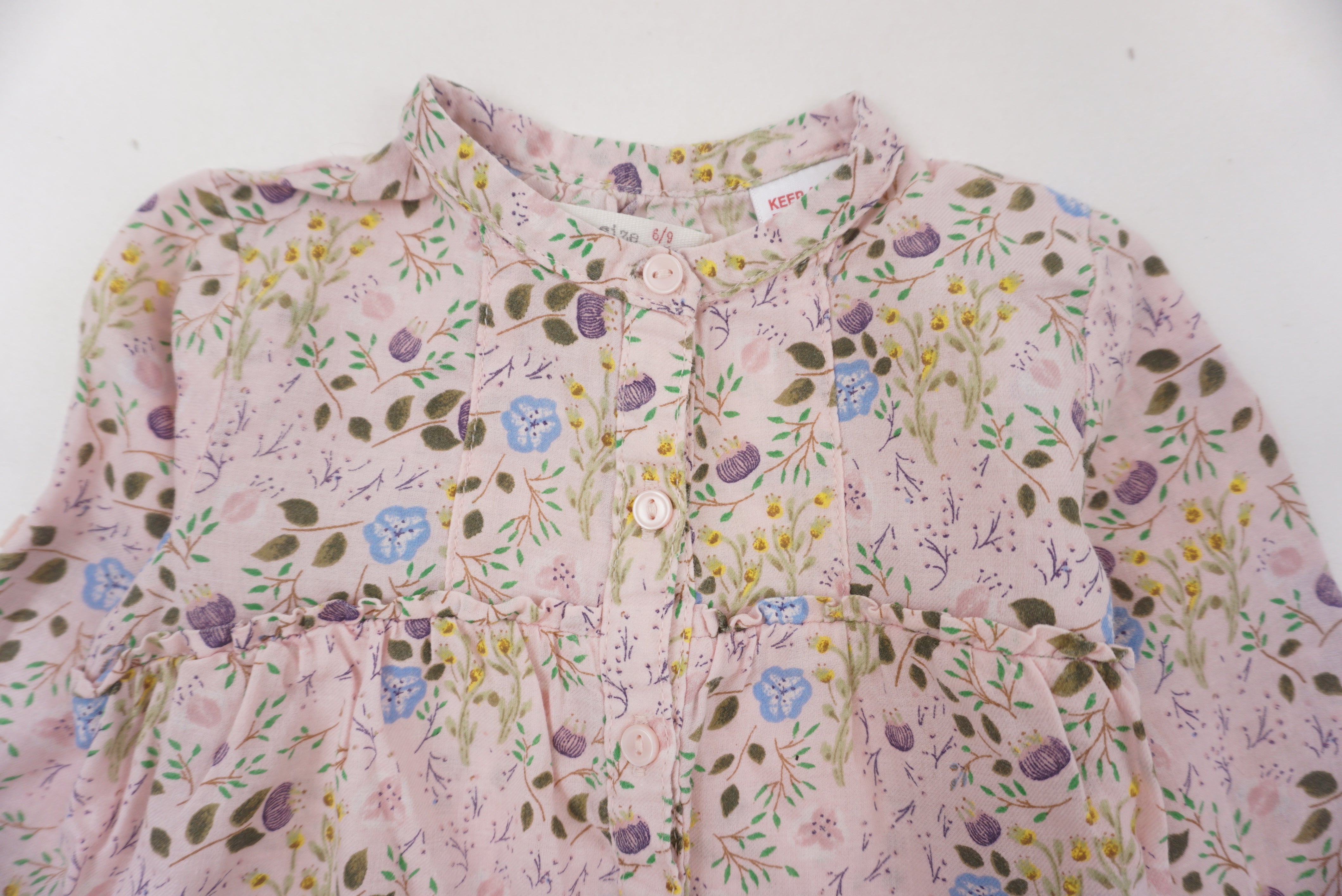 Chemise Rose - 6/9 mois