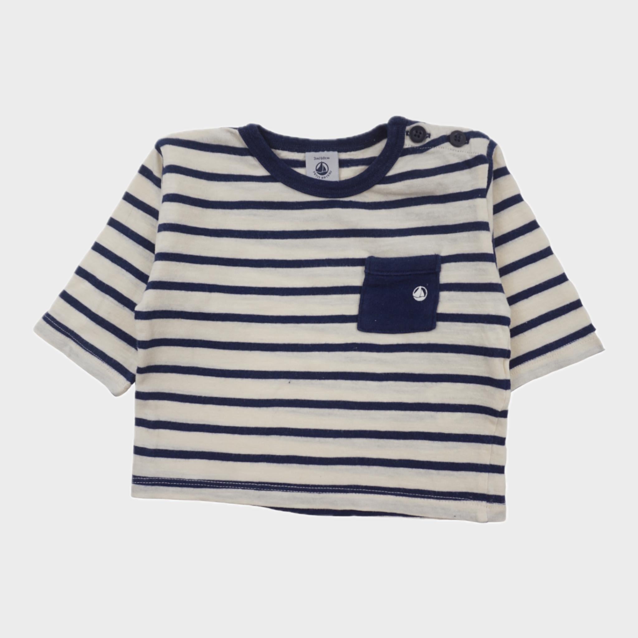 T-shirt Bleu - 3 mois