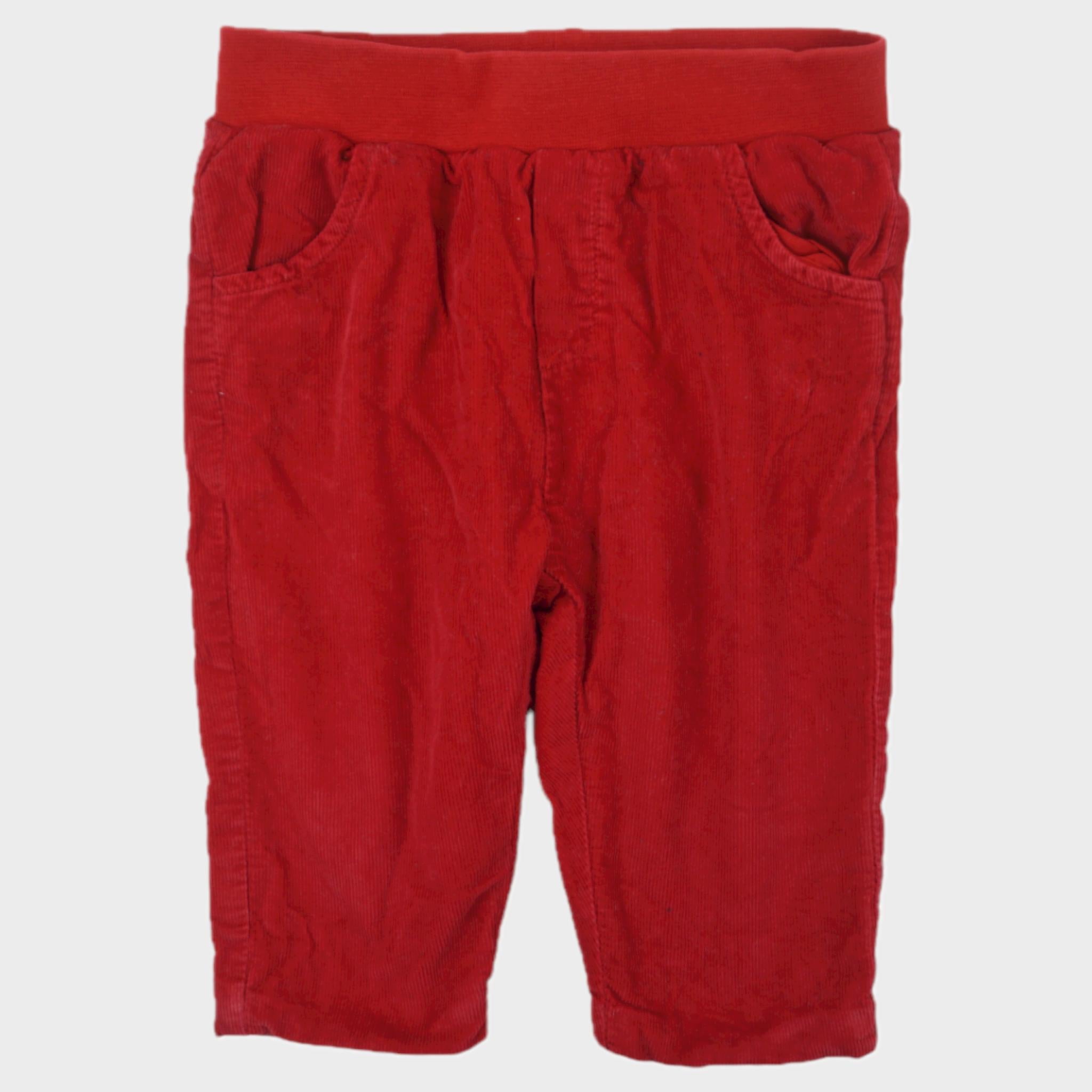 Pantalon Rouge - 12 mois