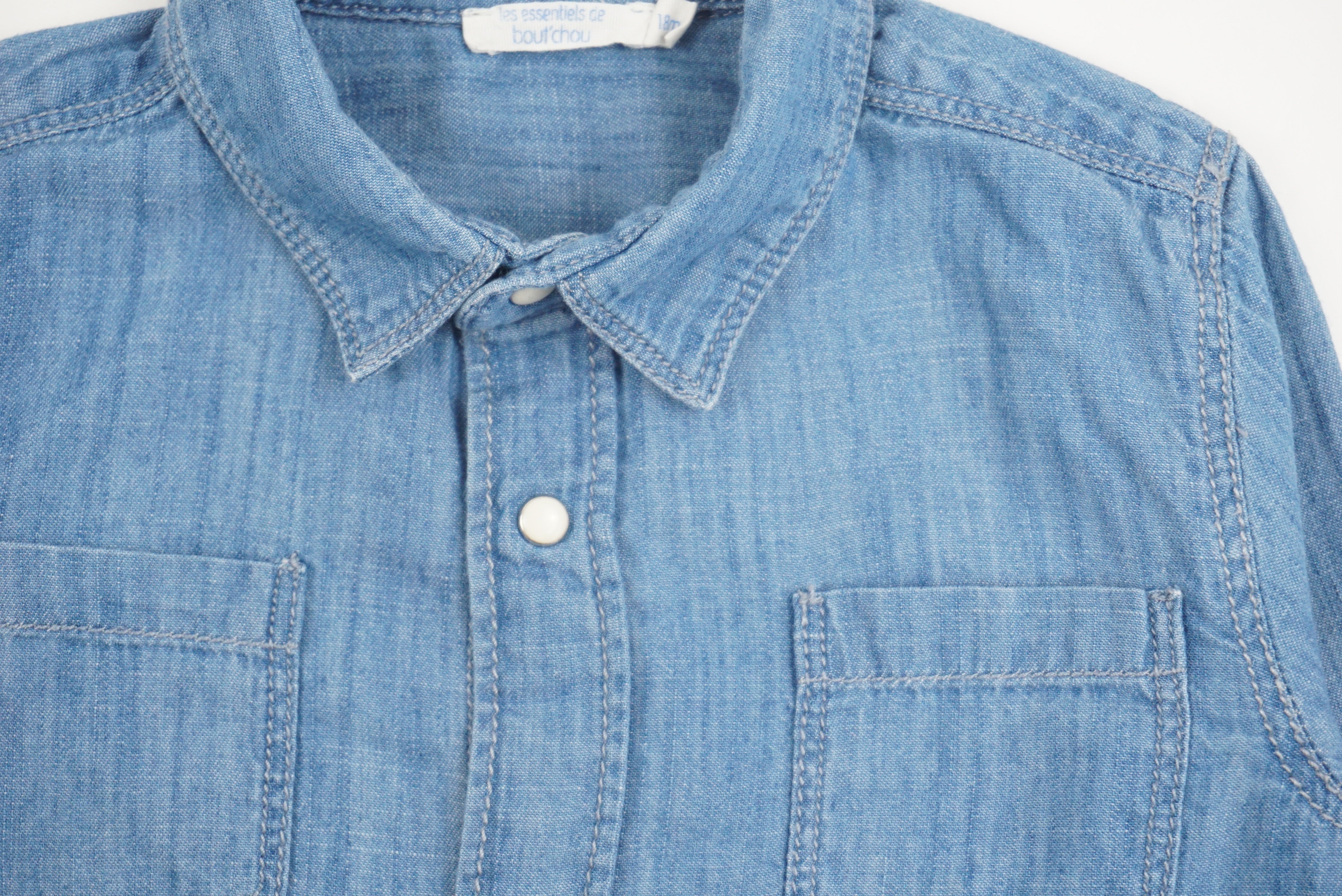 Chemise Bleu - 18 mois