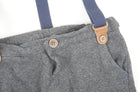 Pantalon à bretelles Gris - 12/18 mois