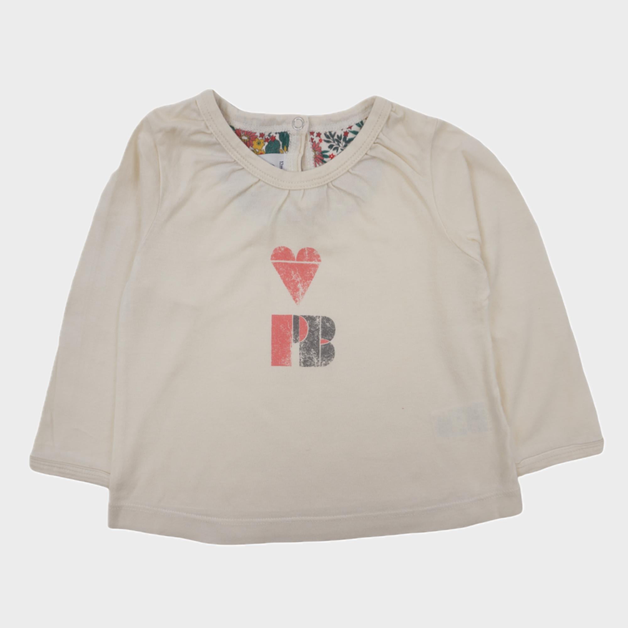 T-shirt Ecru - 12 mois
