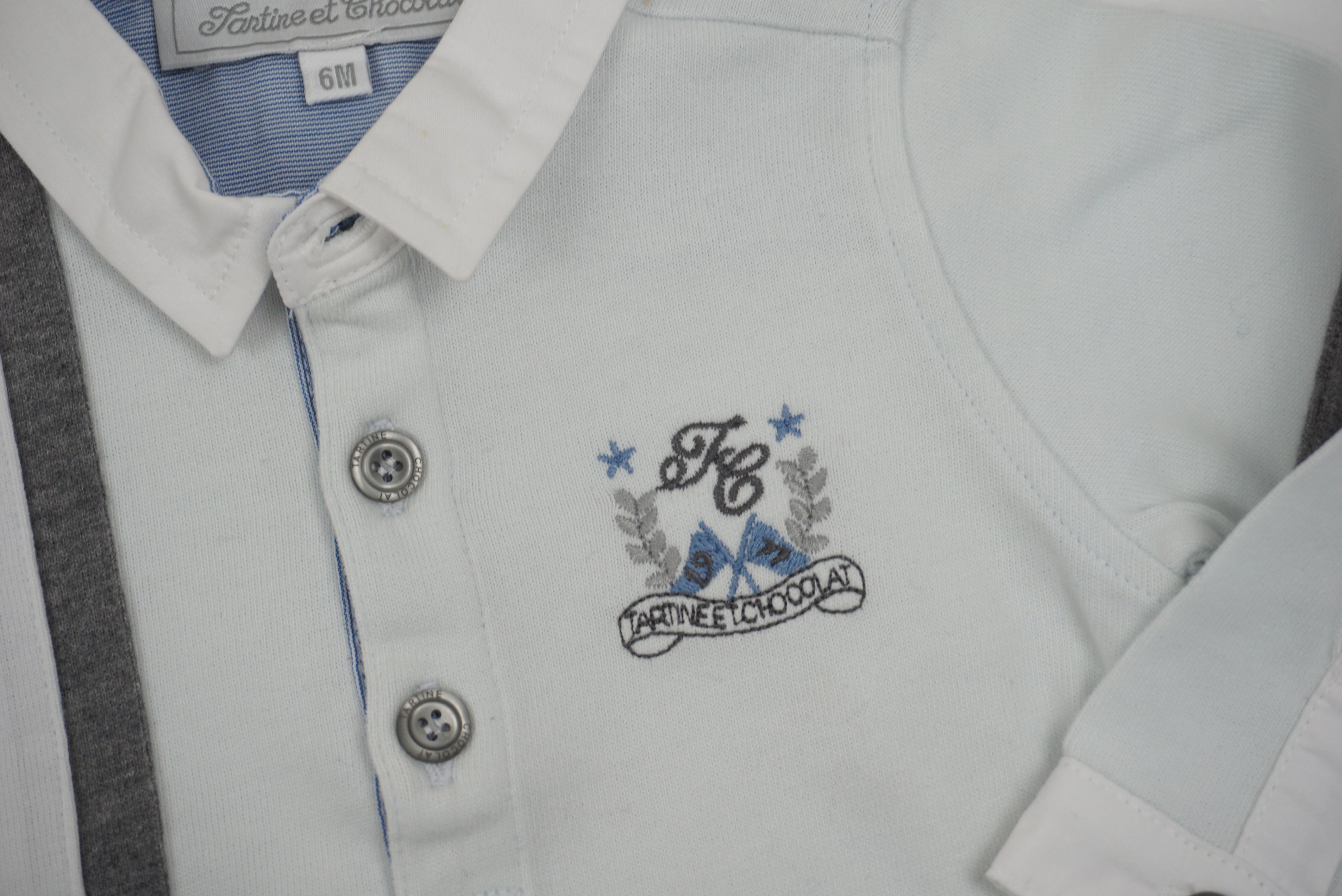 Polo Bleu - 6 mois