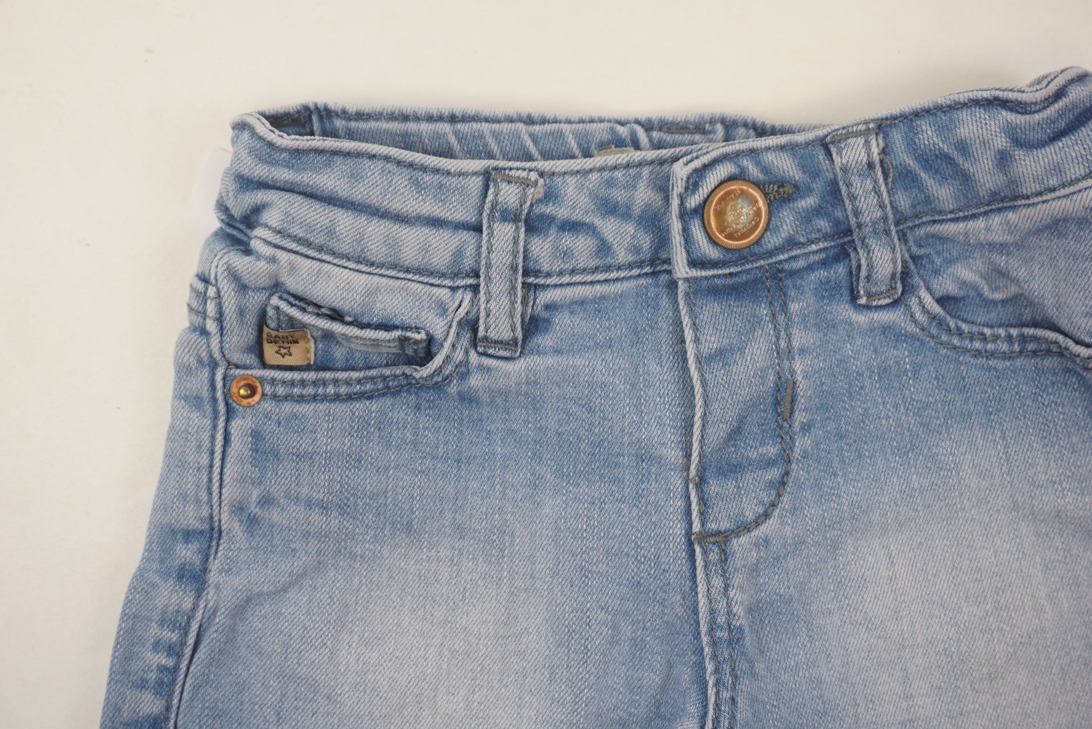 Short Bleu - 9/12 mois
