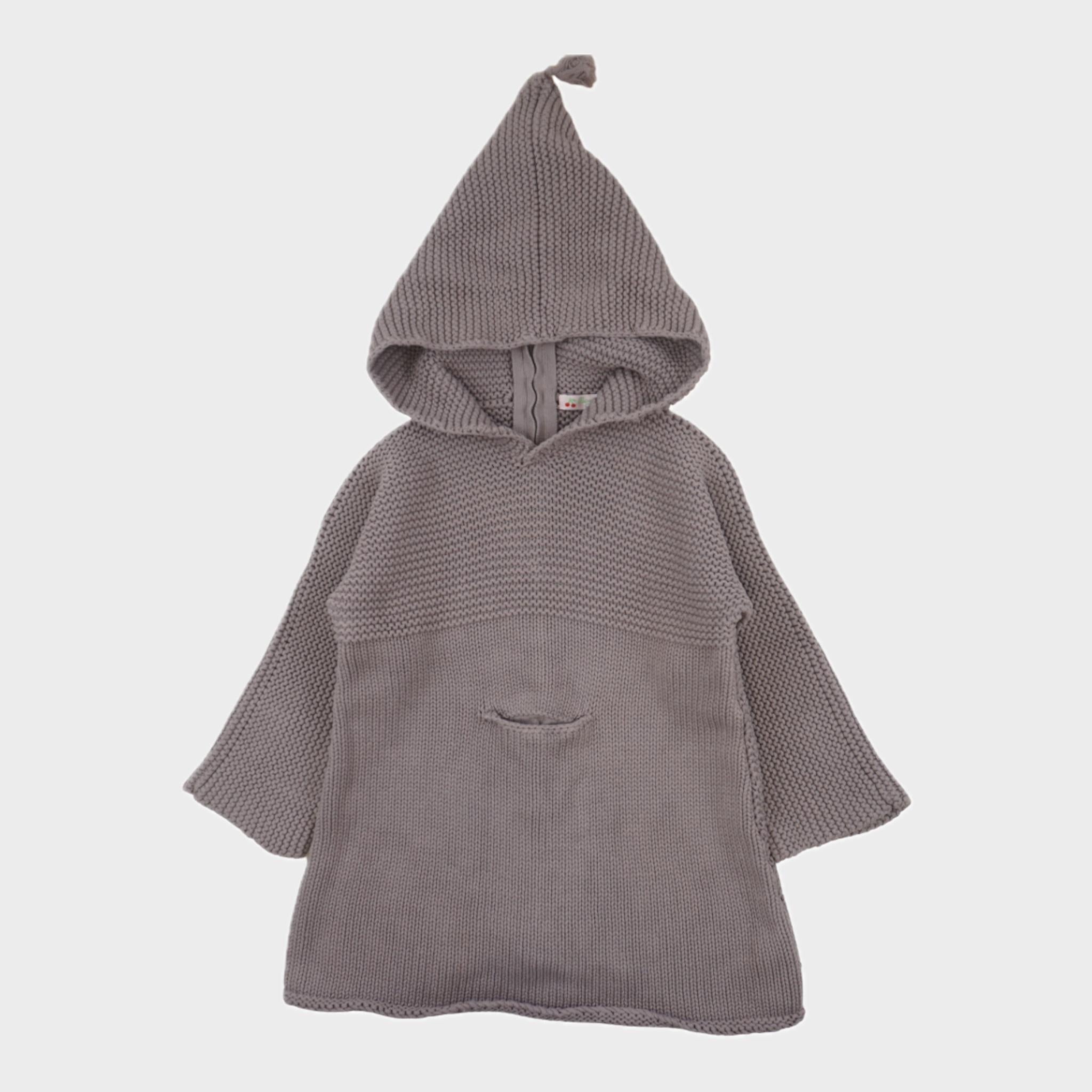 Burnou Taupe - 2 ans