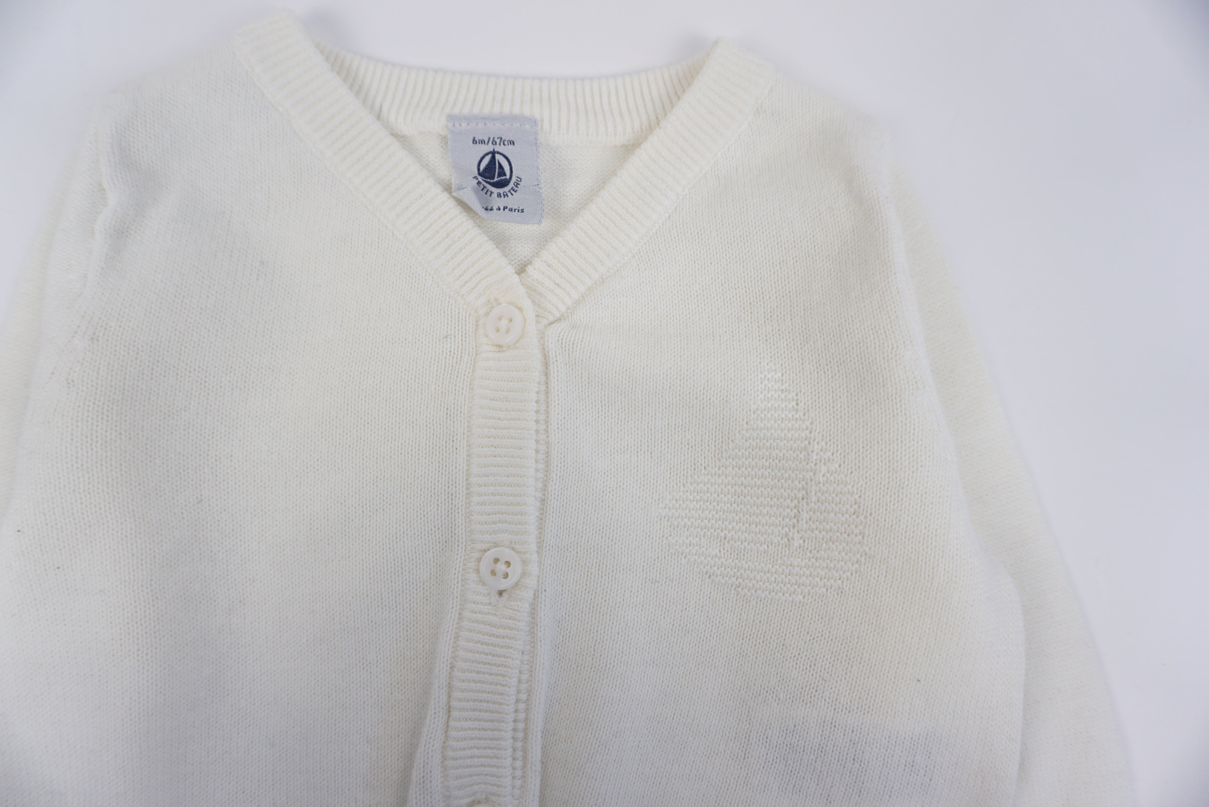 Gilet Ecru - 6 mois