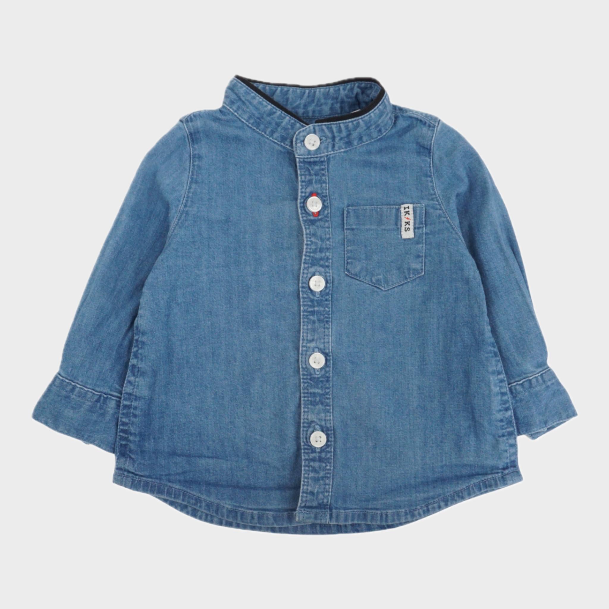 Chemise Bleu - 3 mois