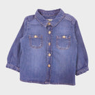 Chemise Bleu - 6 mois