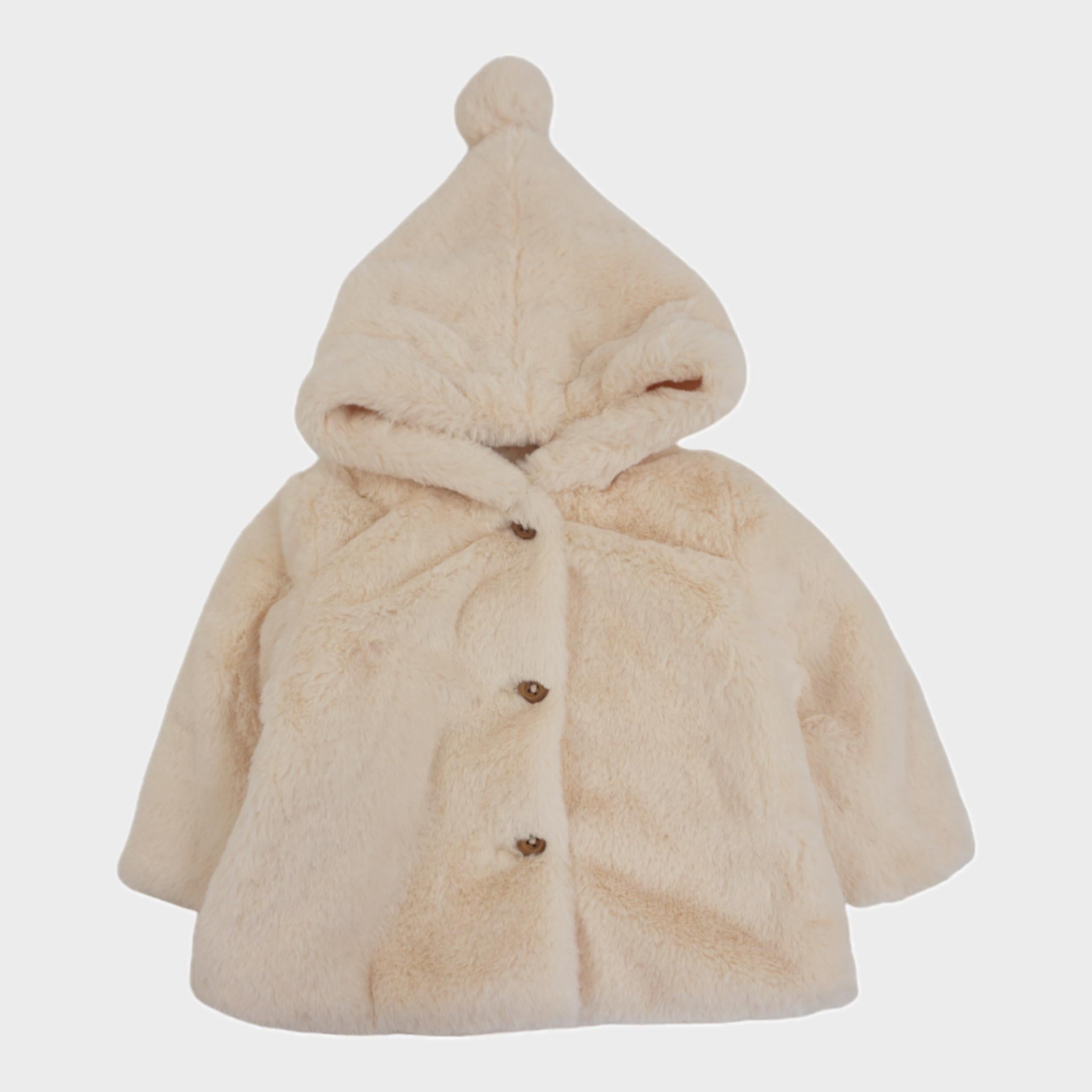 Manteau Crème - 6 mois