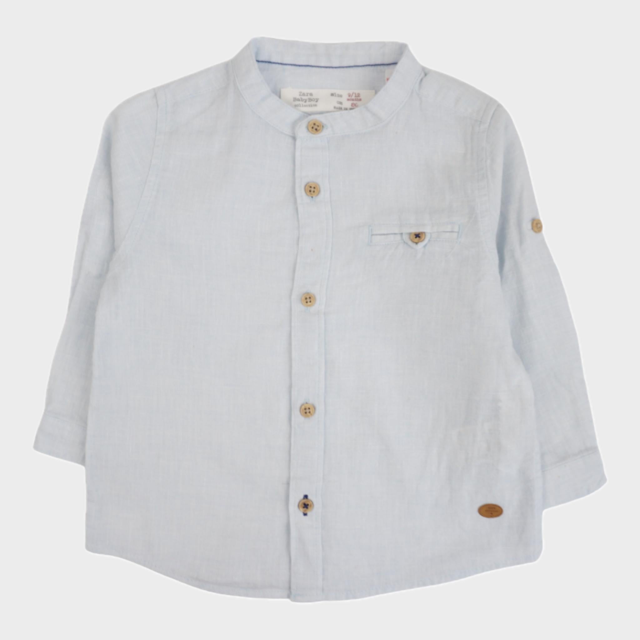 Chemise Bleu - 9/12 mois