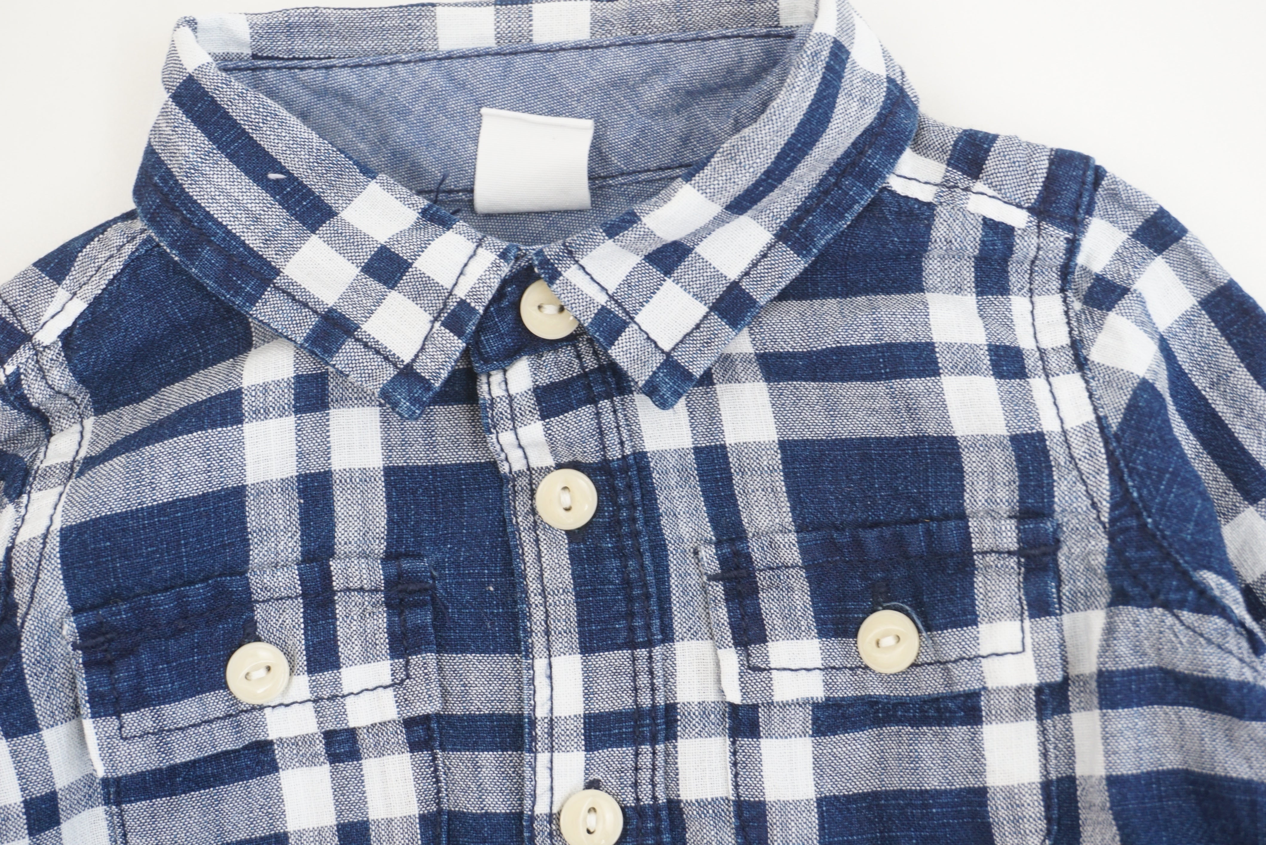 Chemise Bleu - 6/12 mois