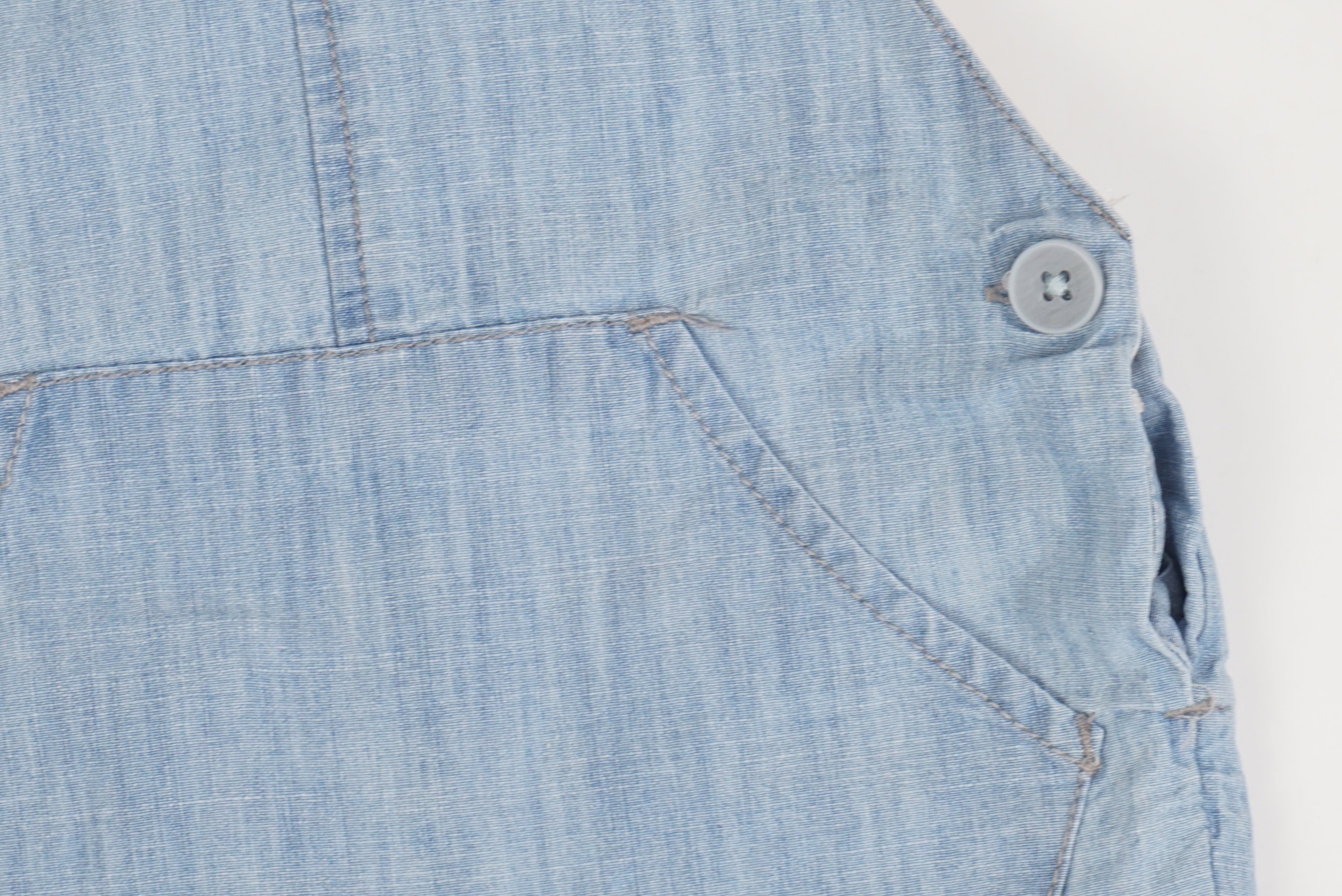 Salopette Bleu - 3/6 mois