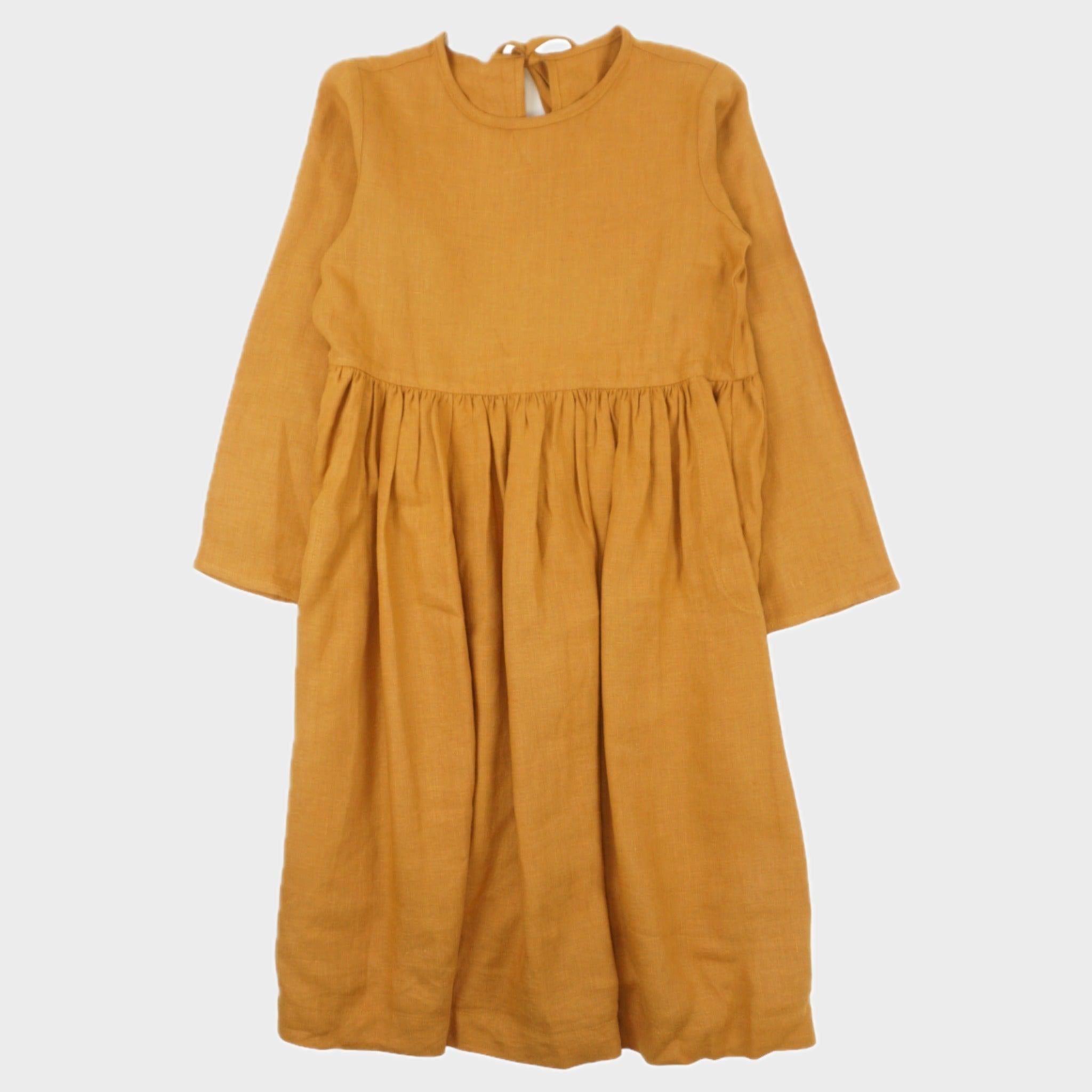 Robe Moutarde - 10/11 ans