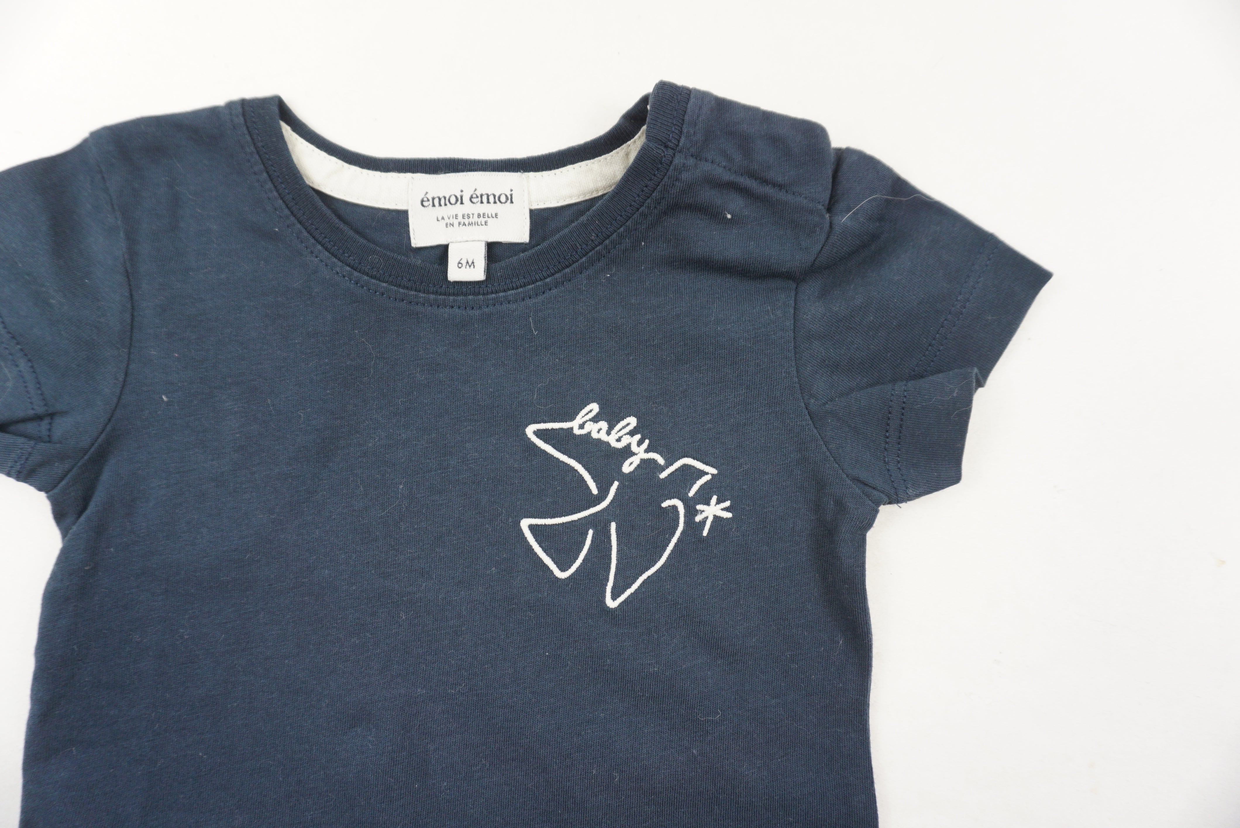 T-shirt Marine - 6 mois