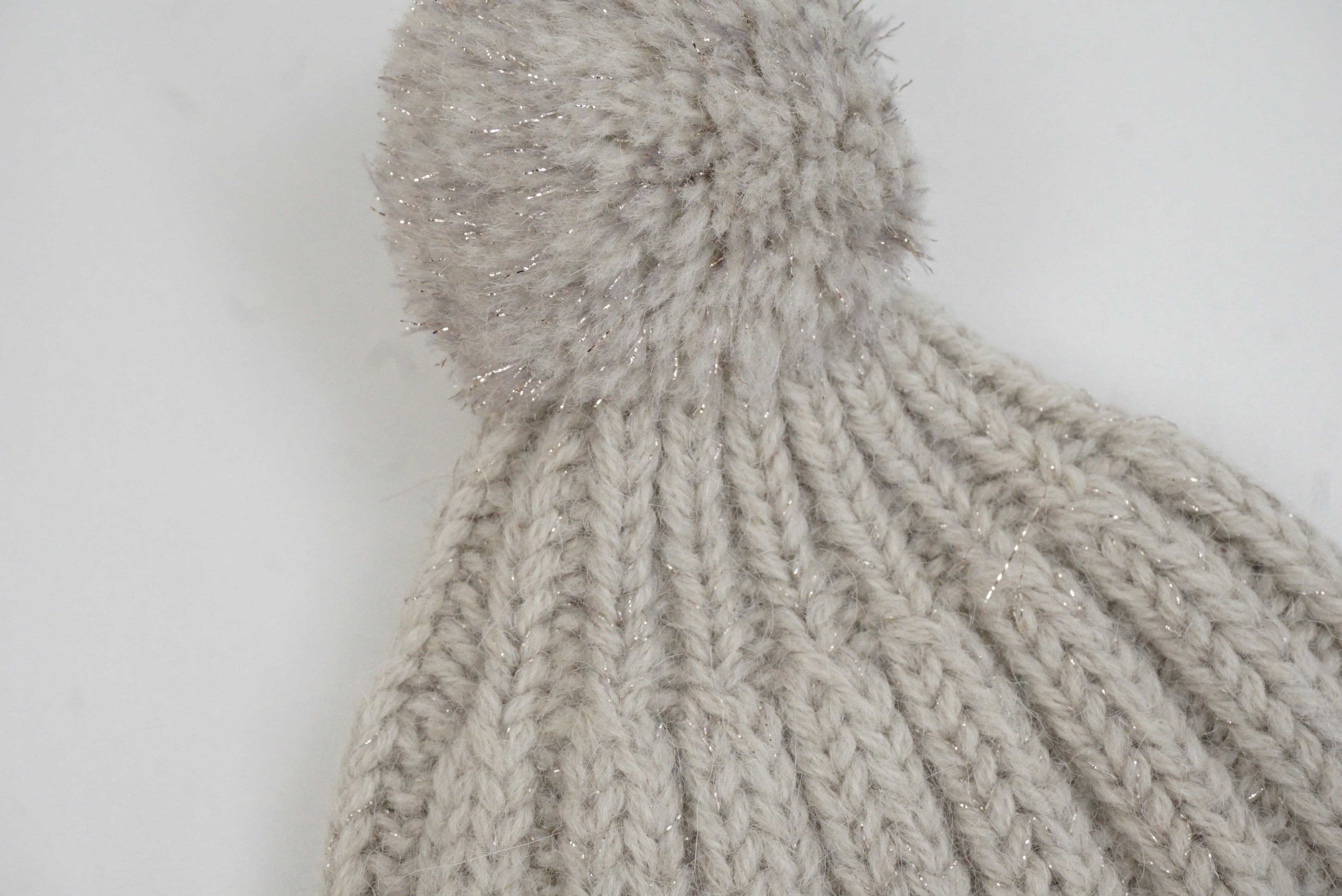 Bonnet Greige - 0/3 mois