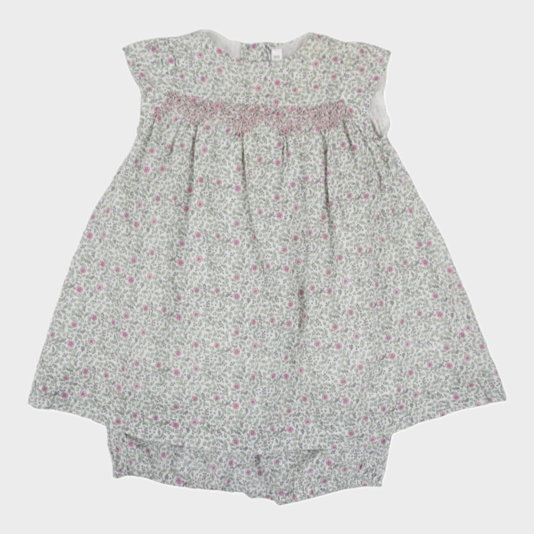 Robe Vert - 6 mois
