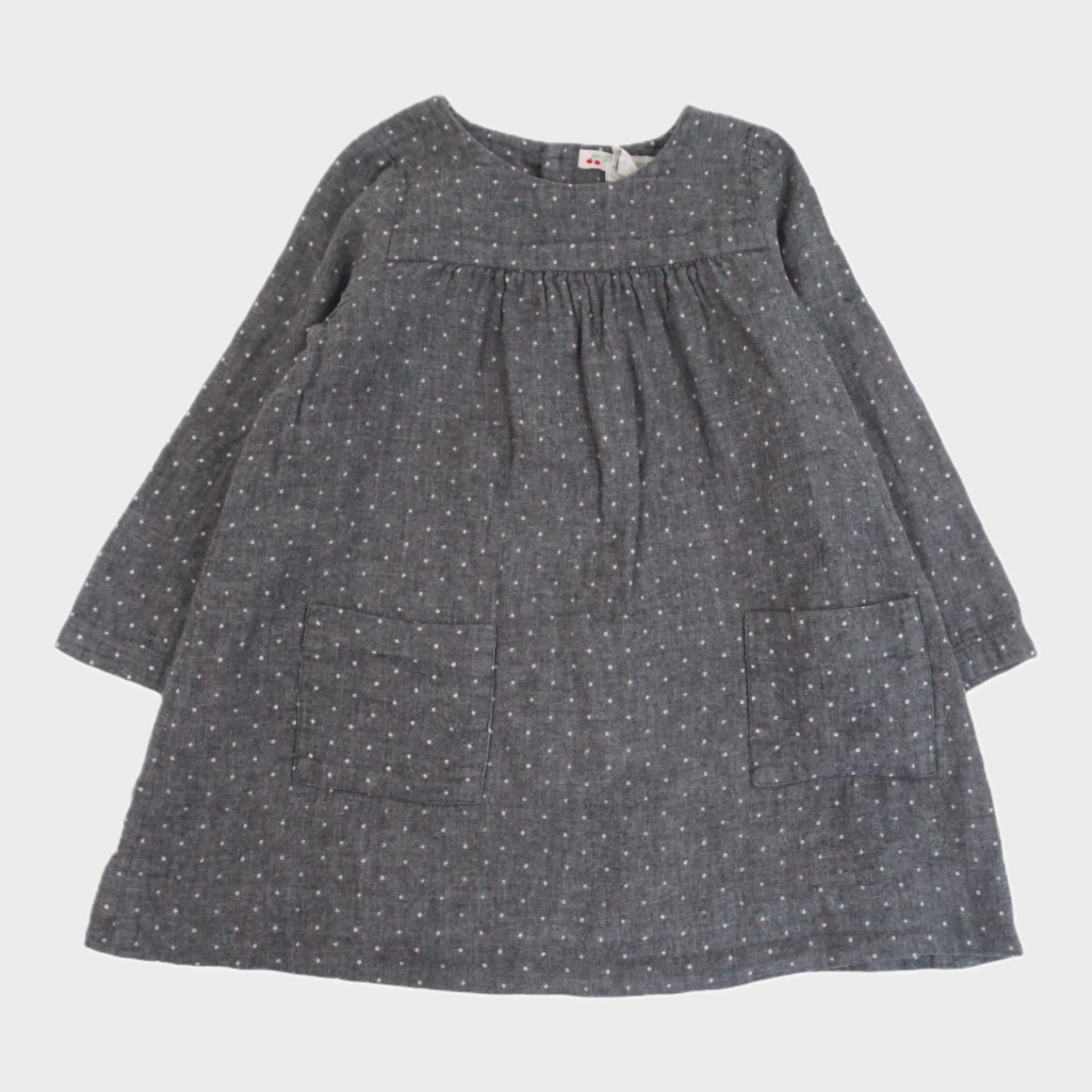 Robe Gris - 2 ans