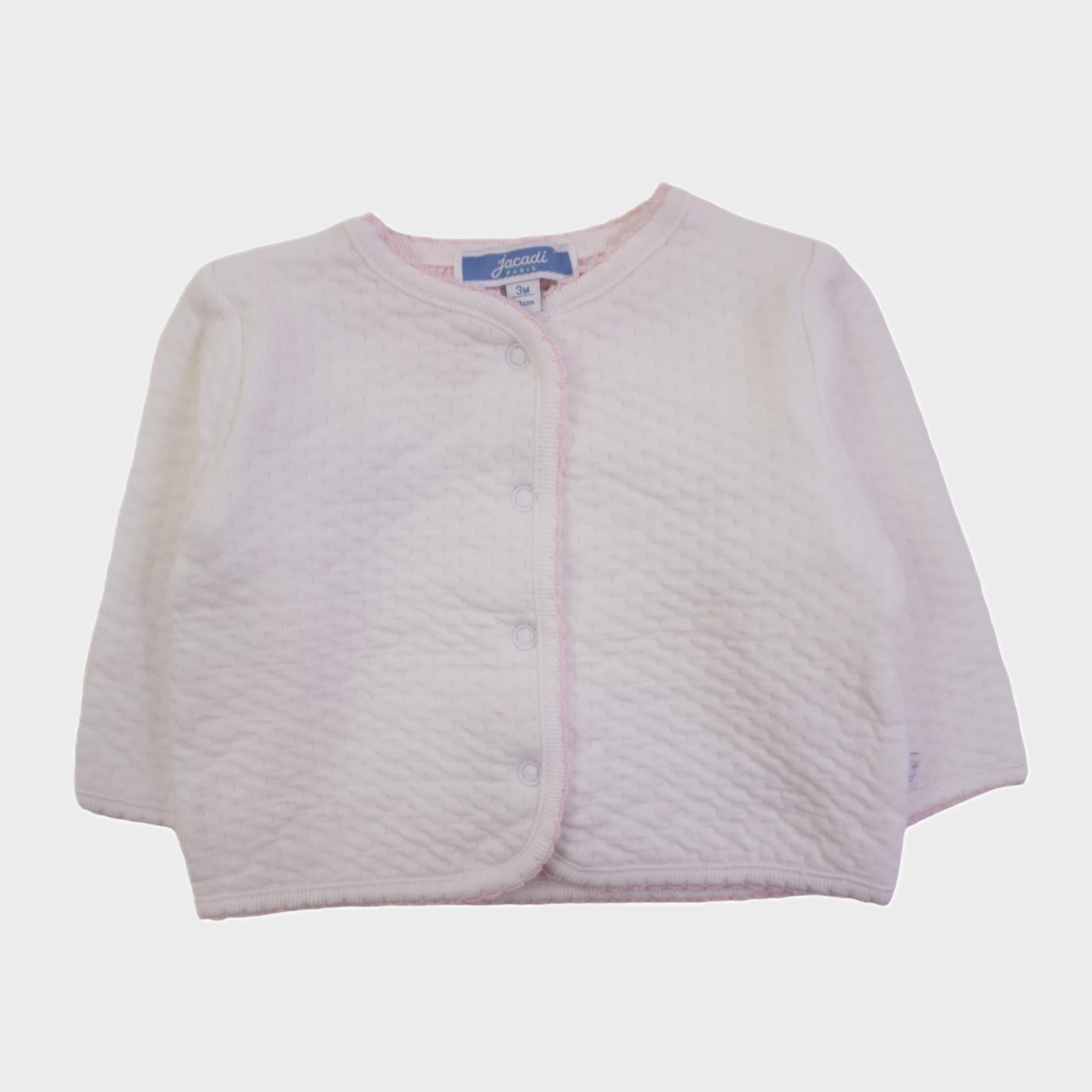 Gilet Blanc - 3 mois