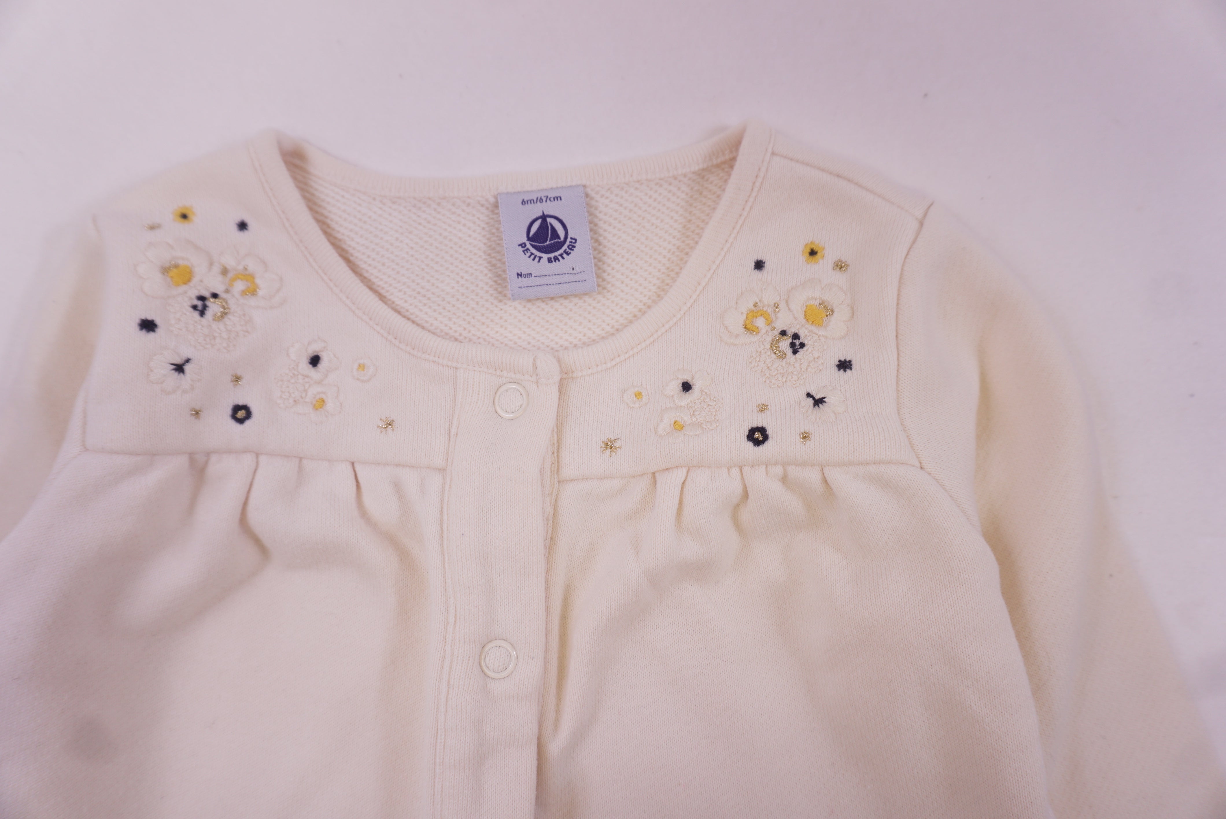 Gilet Ecru - 6 mois