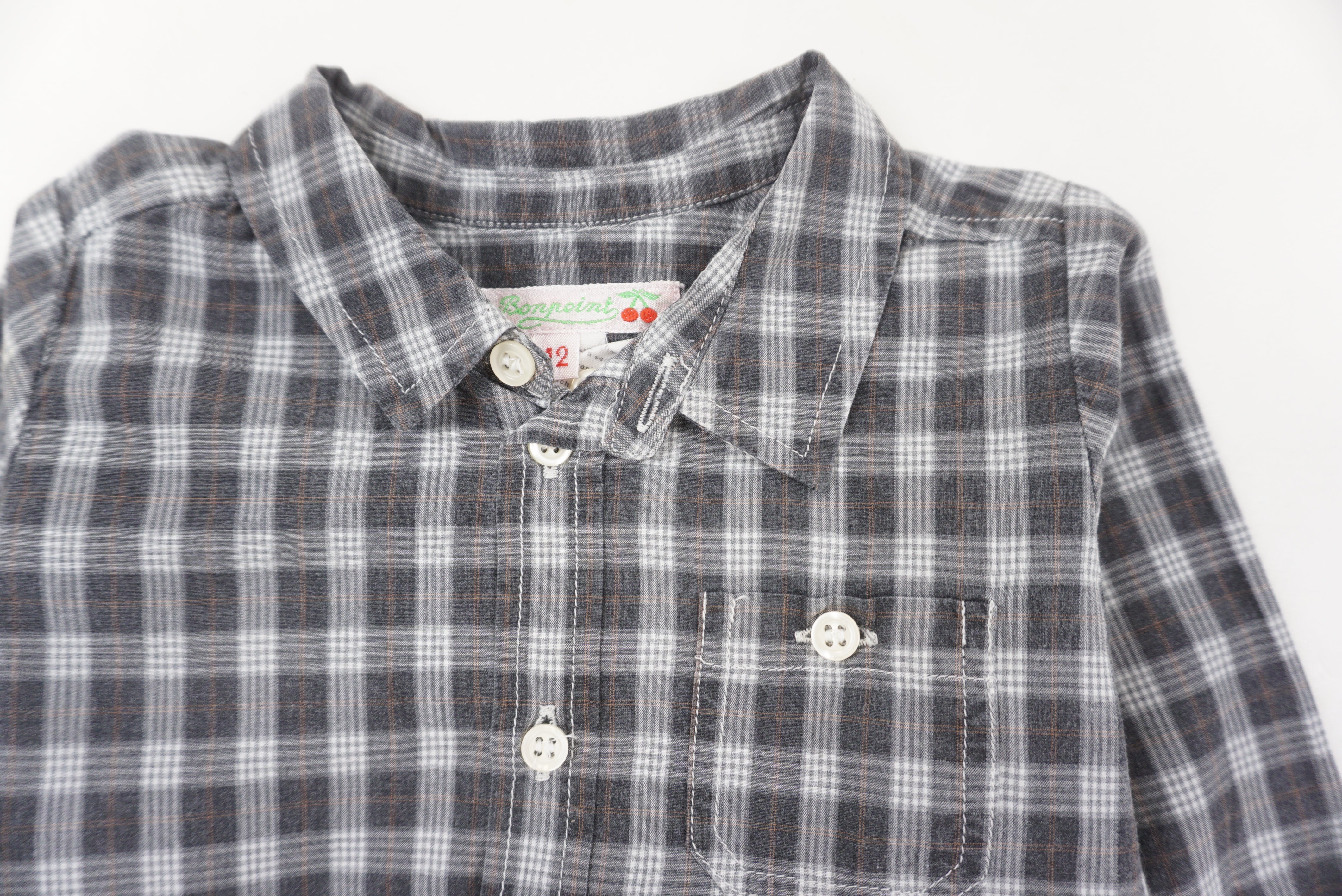 Chemise Gris - 12 mois