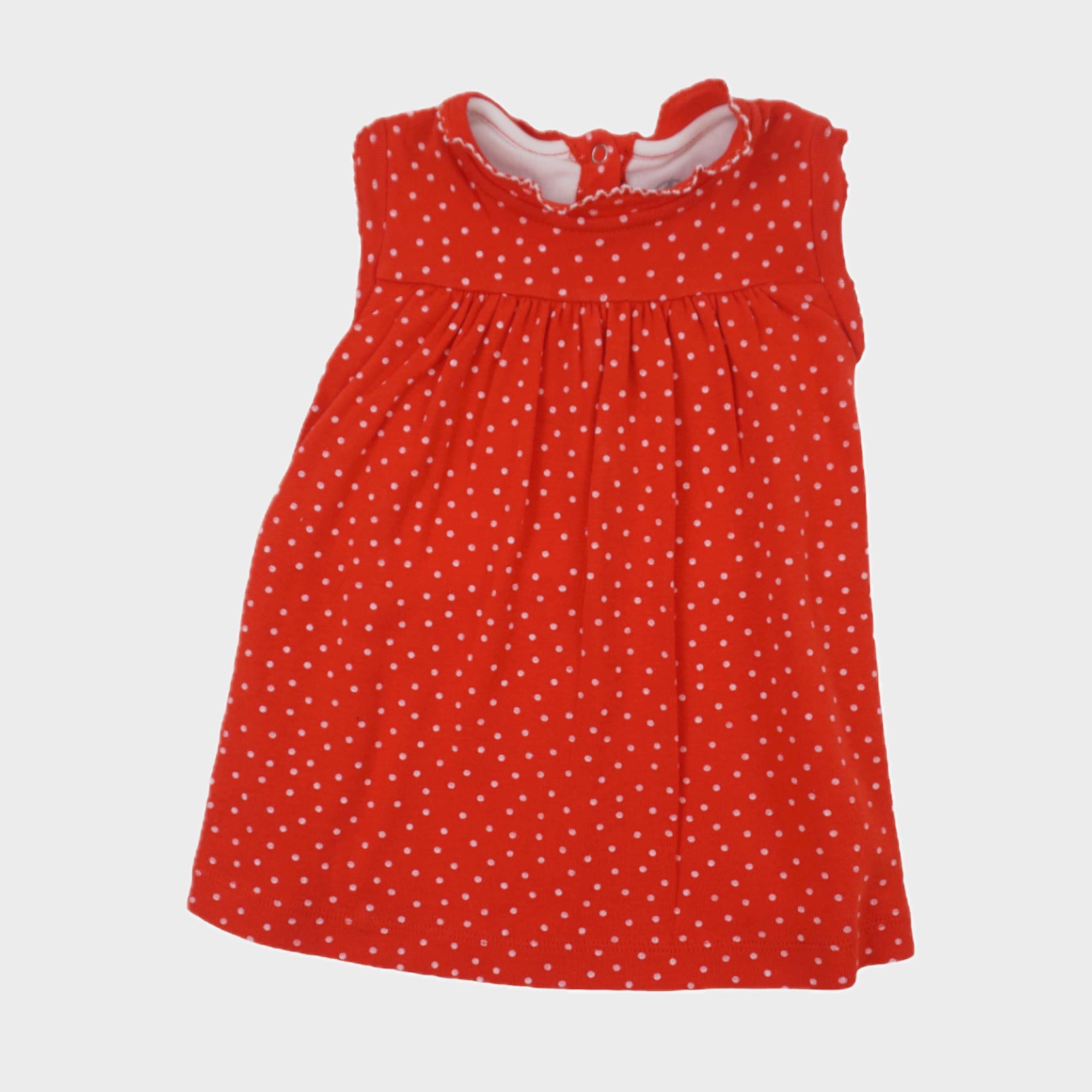 Robe Rouge - 6 mois