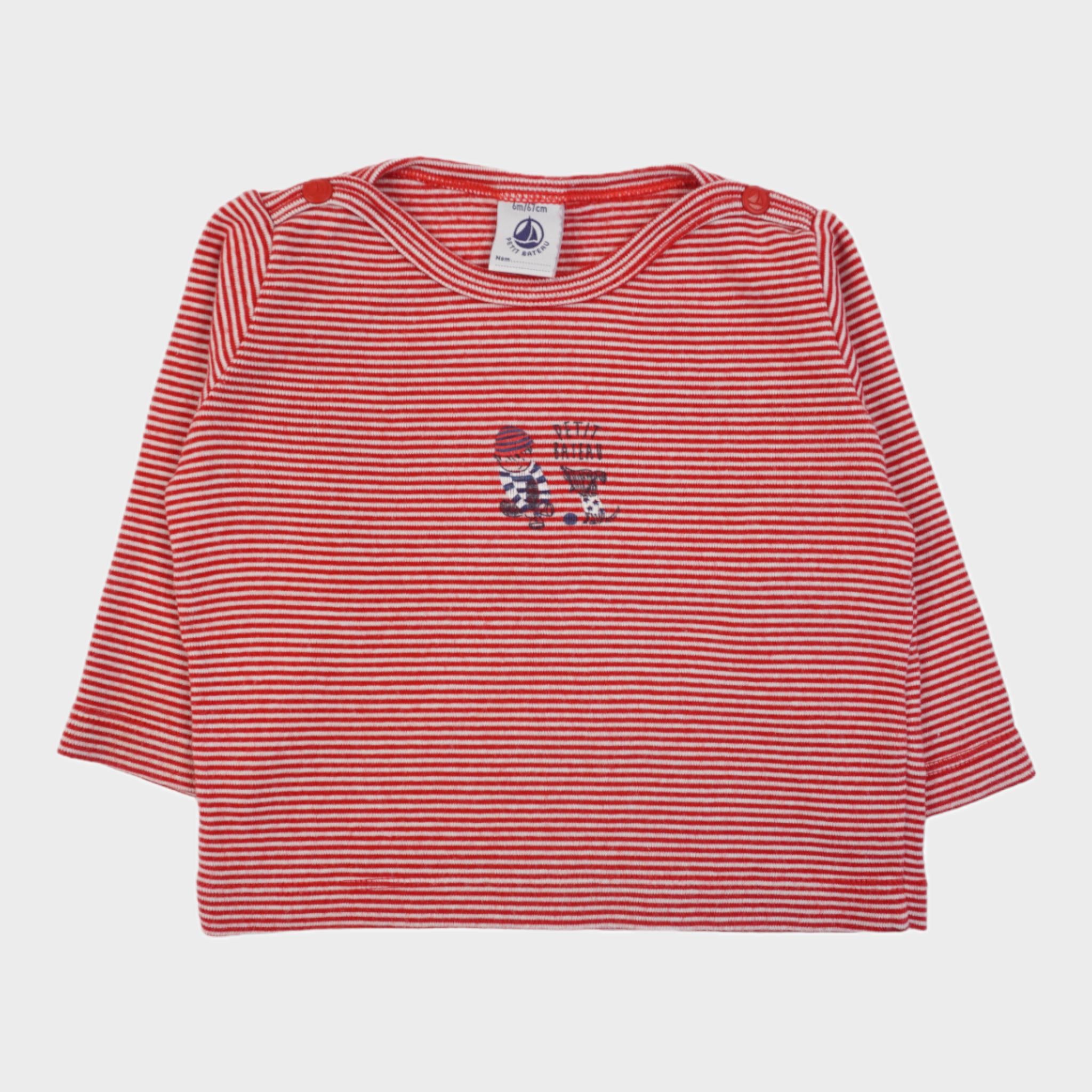 T-shirt Rouge - 6 mois