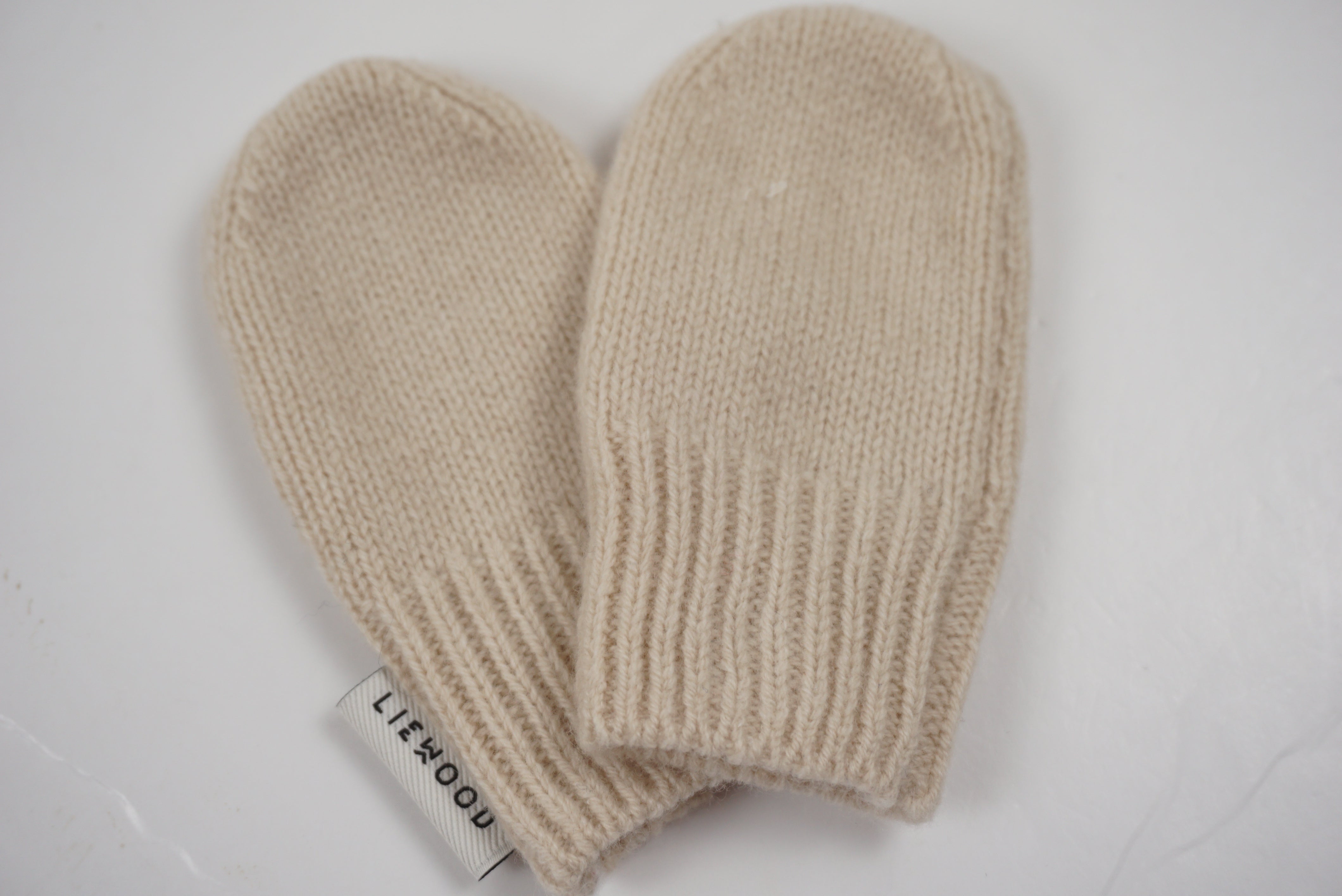 Mouffles Ecru - 0/6 mois