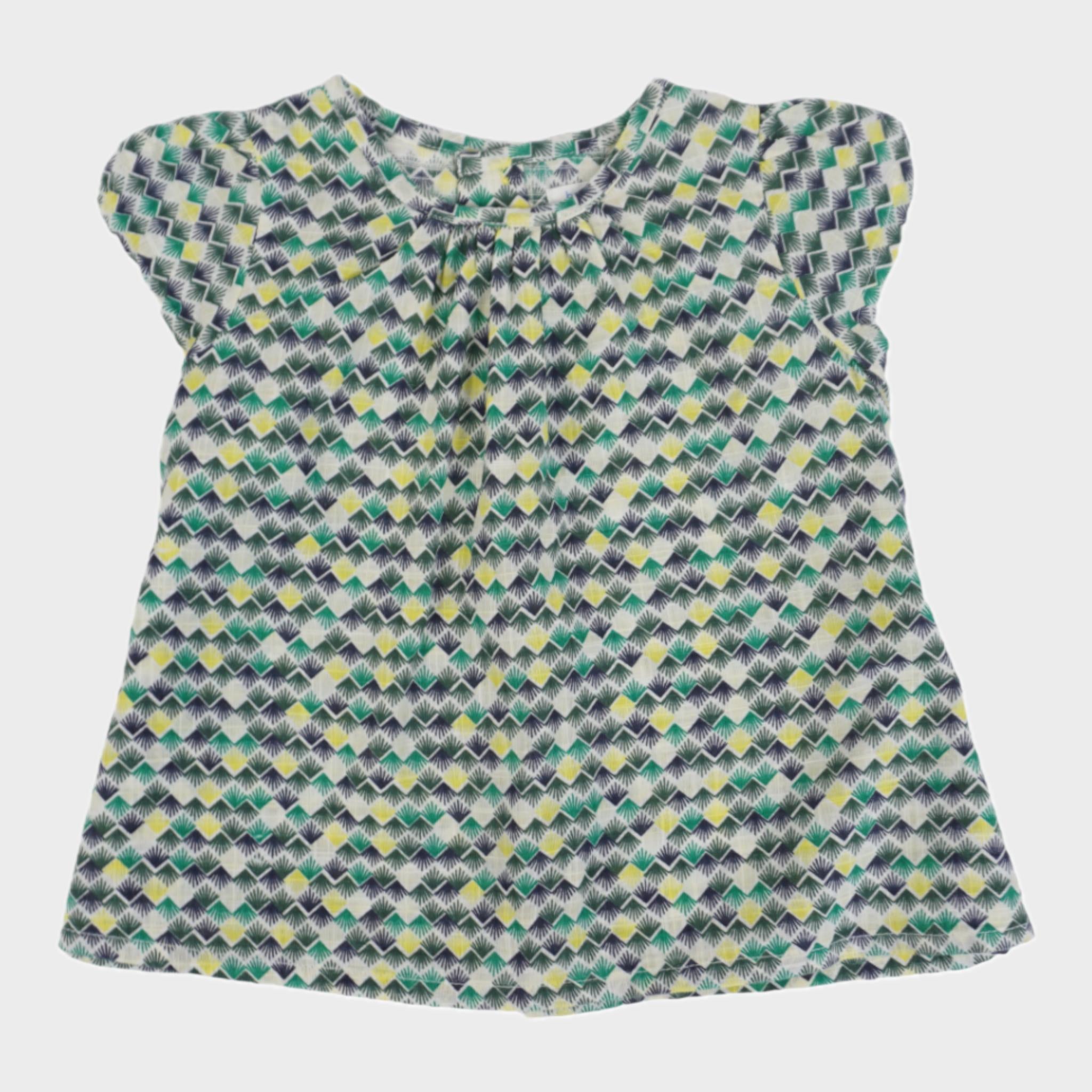 Blouse Vert - 12 mois