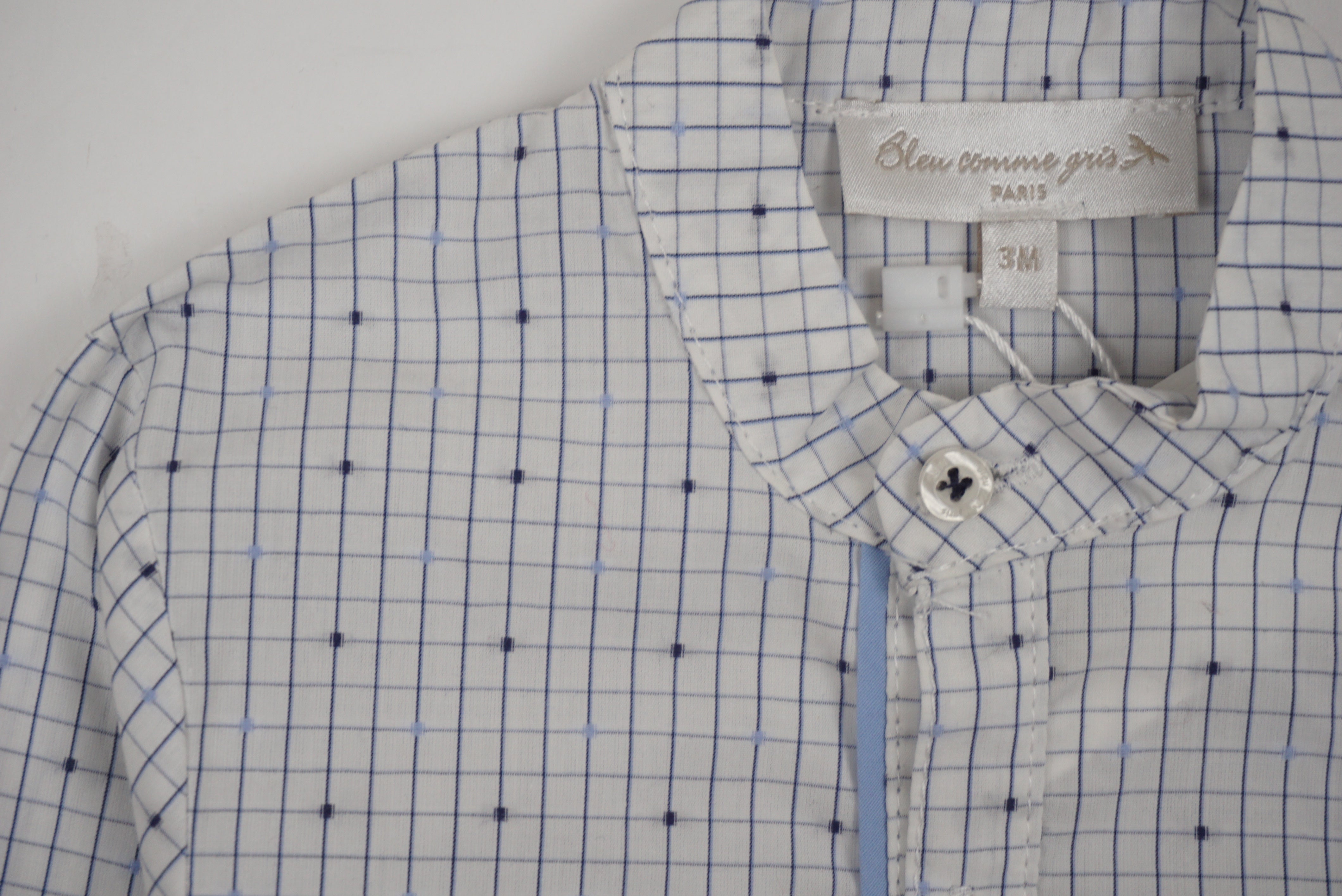 Blouse Bleu - 3 mois