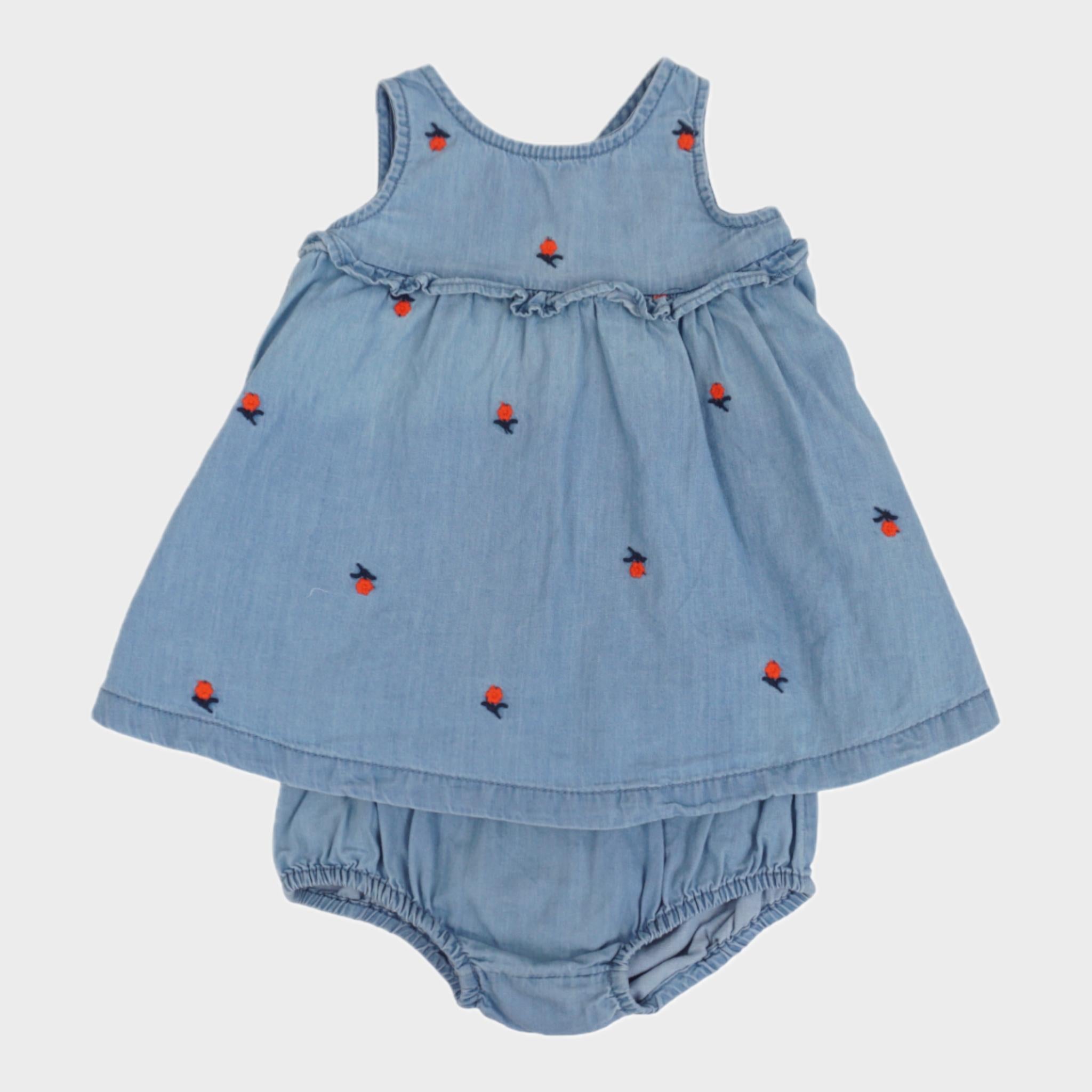 Robe Bleu - 3 mois