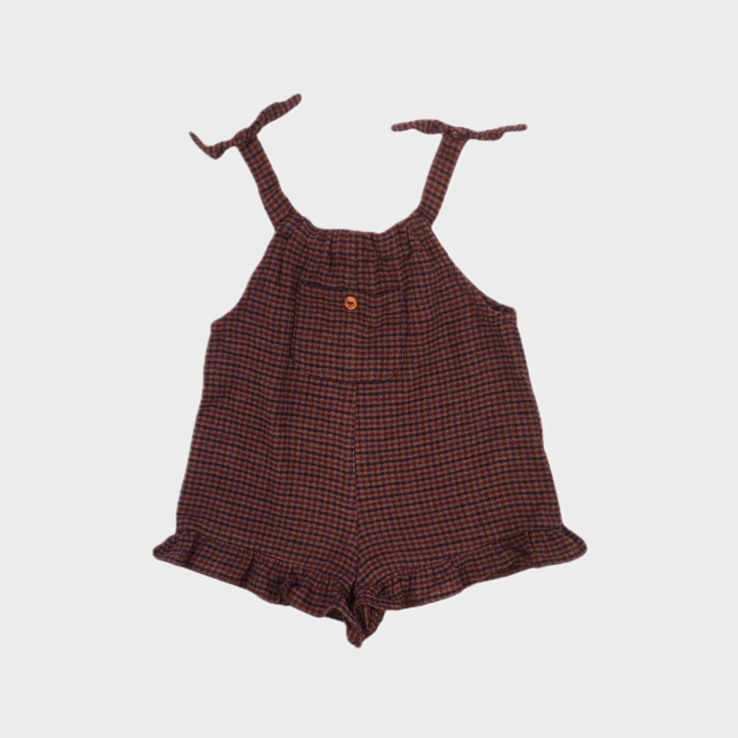 Combishort Marron - 9/12 mois