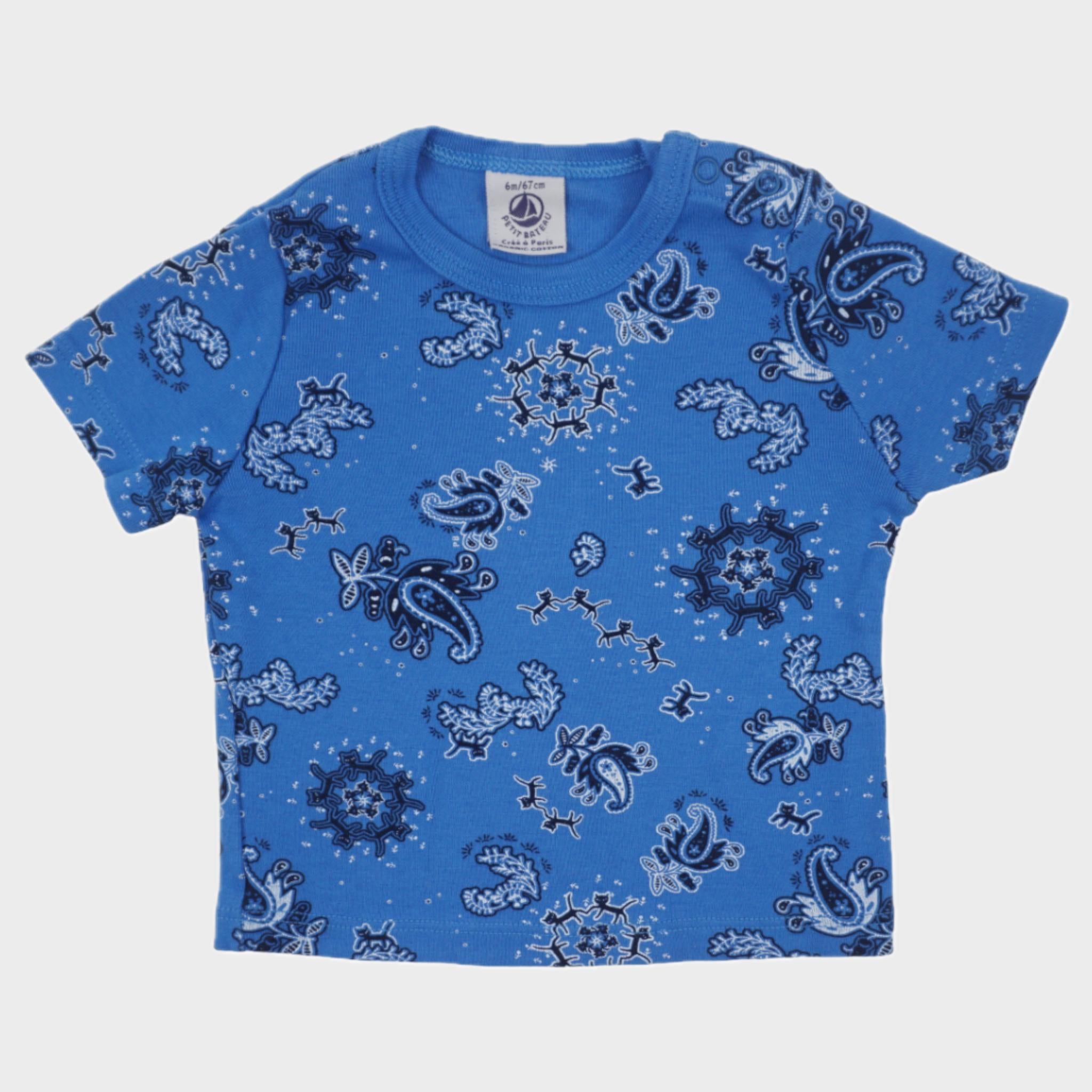 T-shirt Bleu - 6 mois