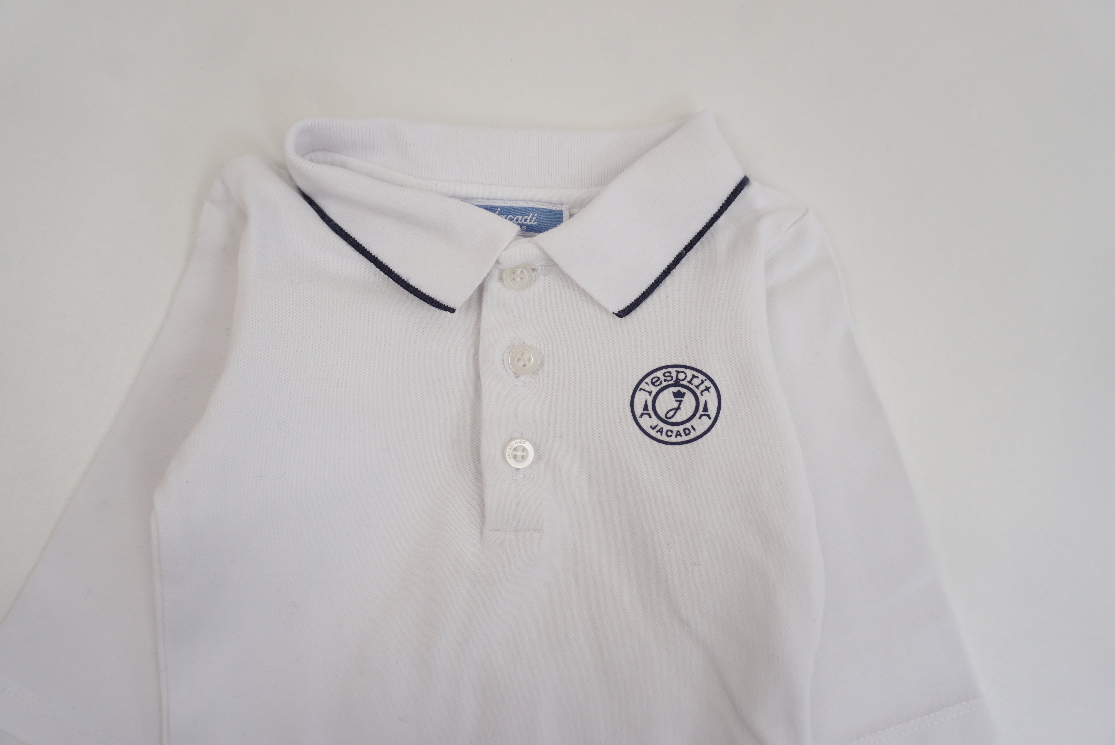 Body polo Blanc - 6 mois