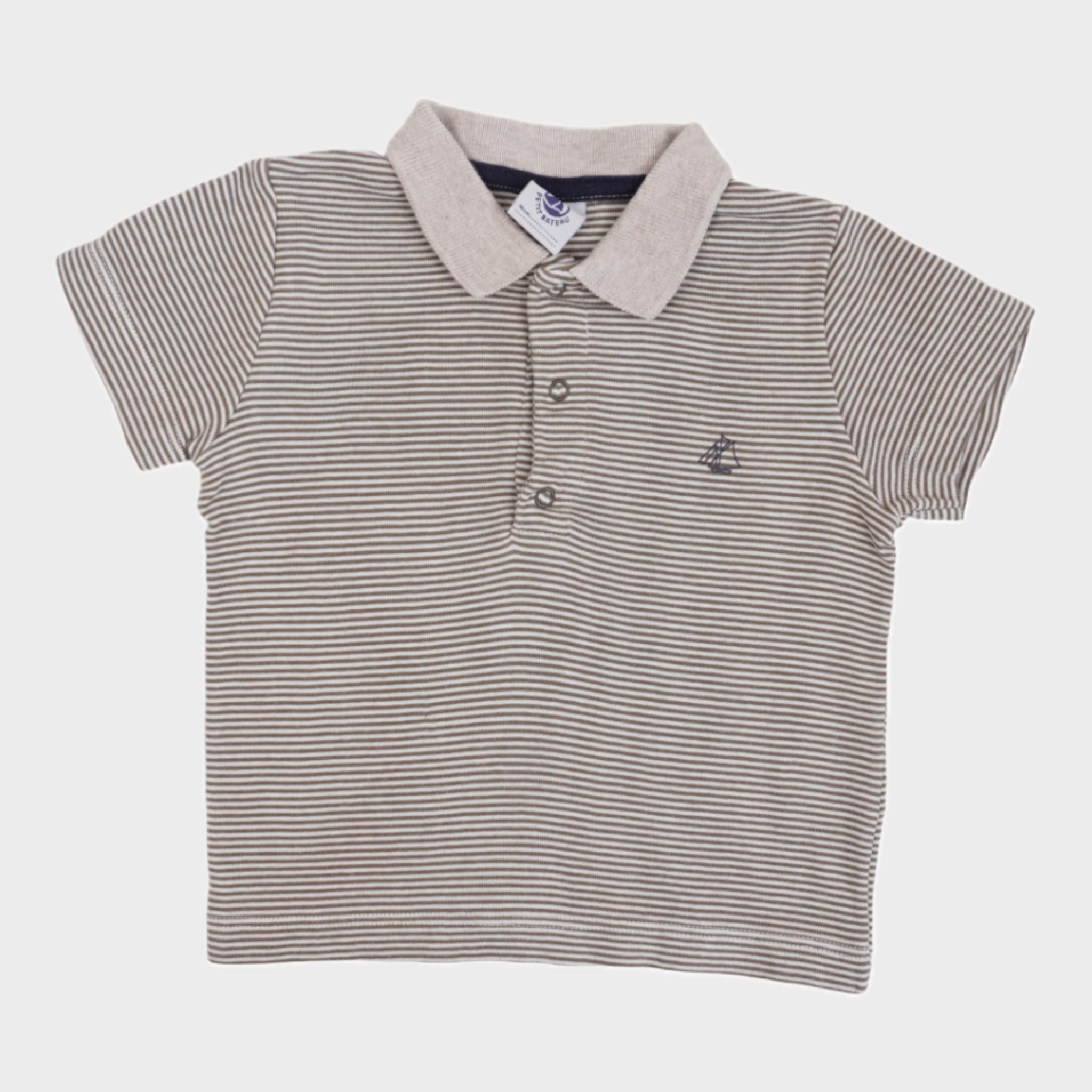 Polo Gris - 18 mois