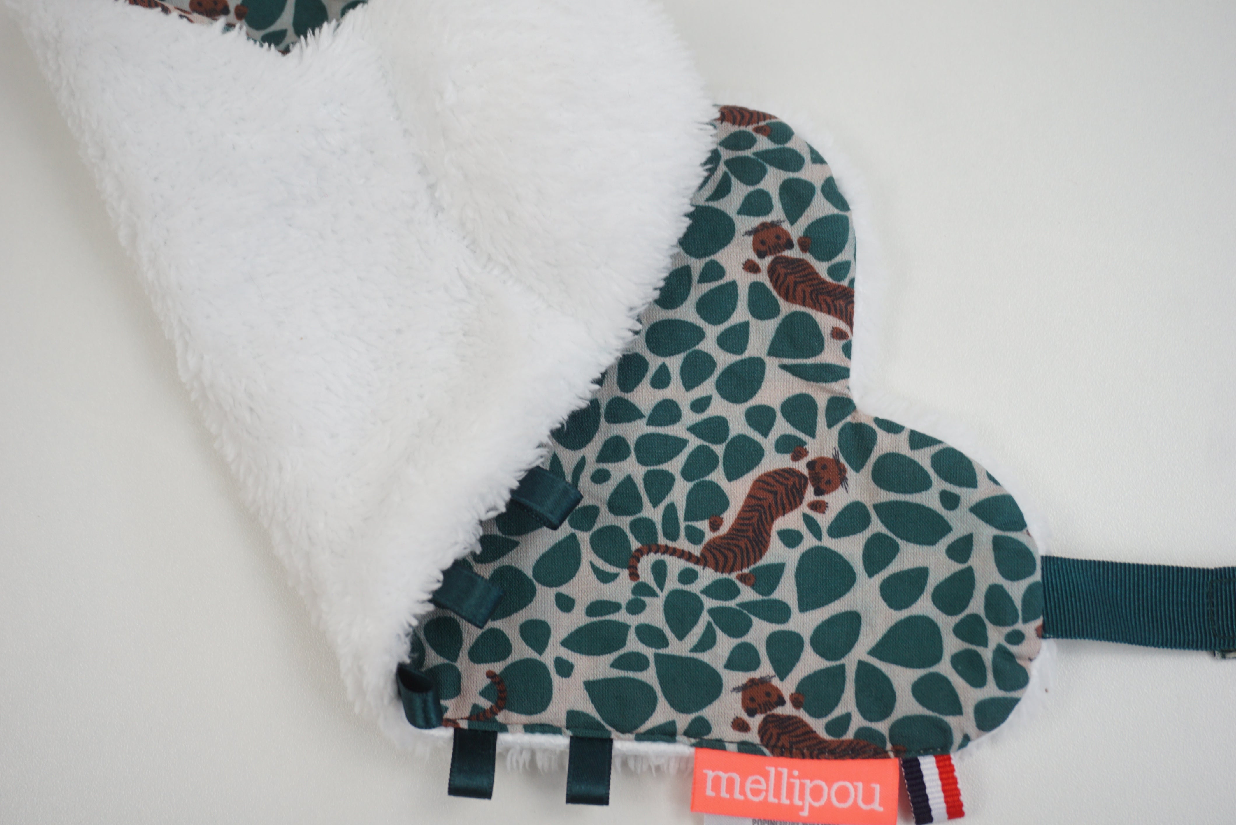 Doudou attache tétine Vert