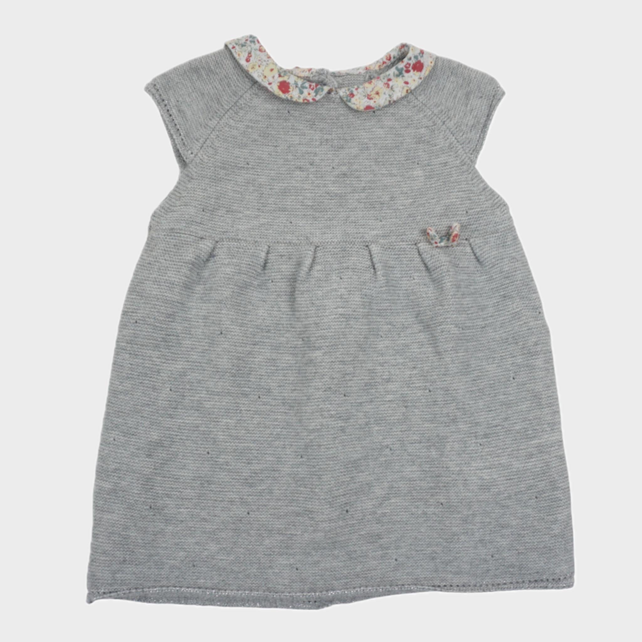 Robe Gris - 6 mois