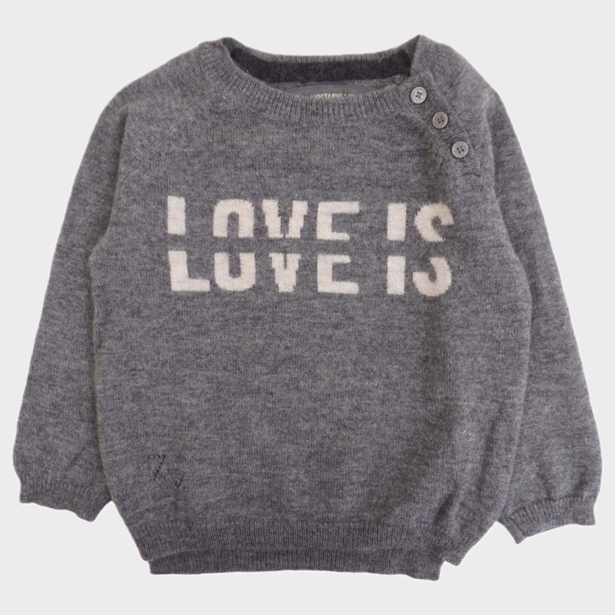 Pull Gris - 6 mois