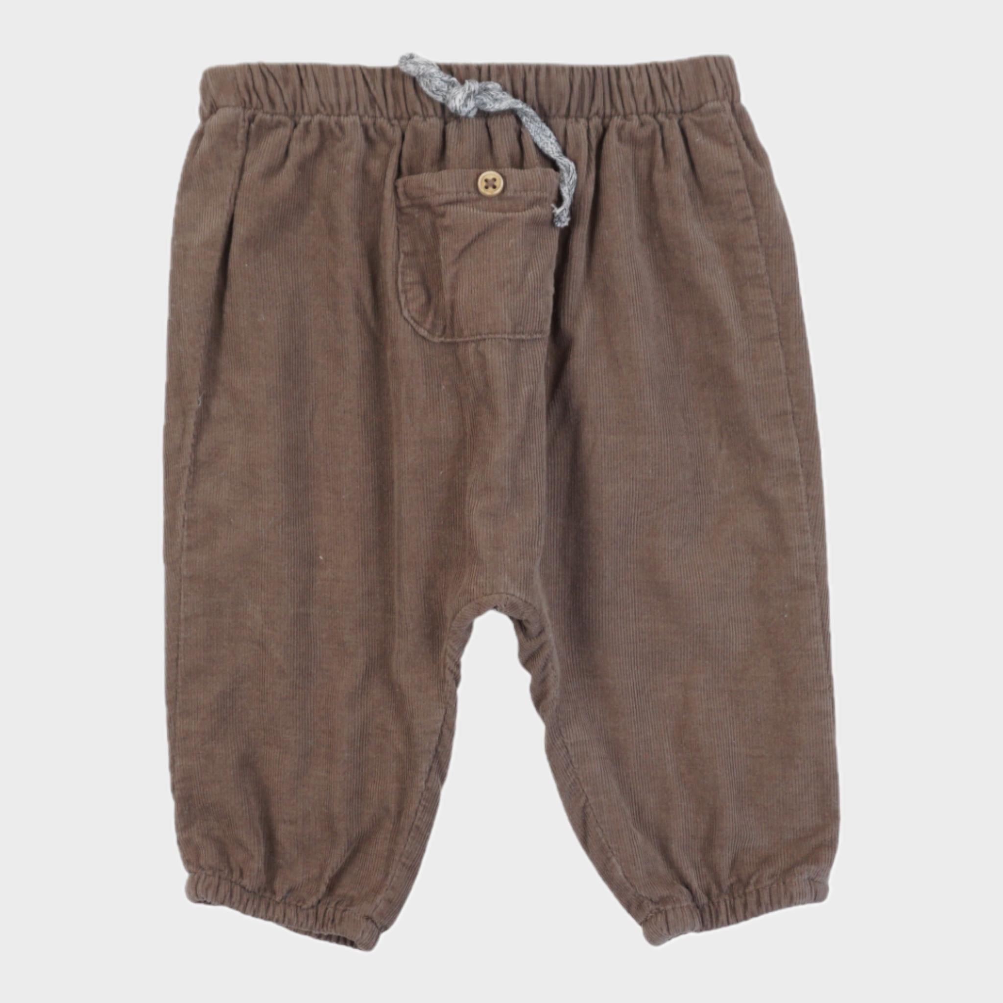 Pantalon Marron - 3/6 mois