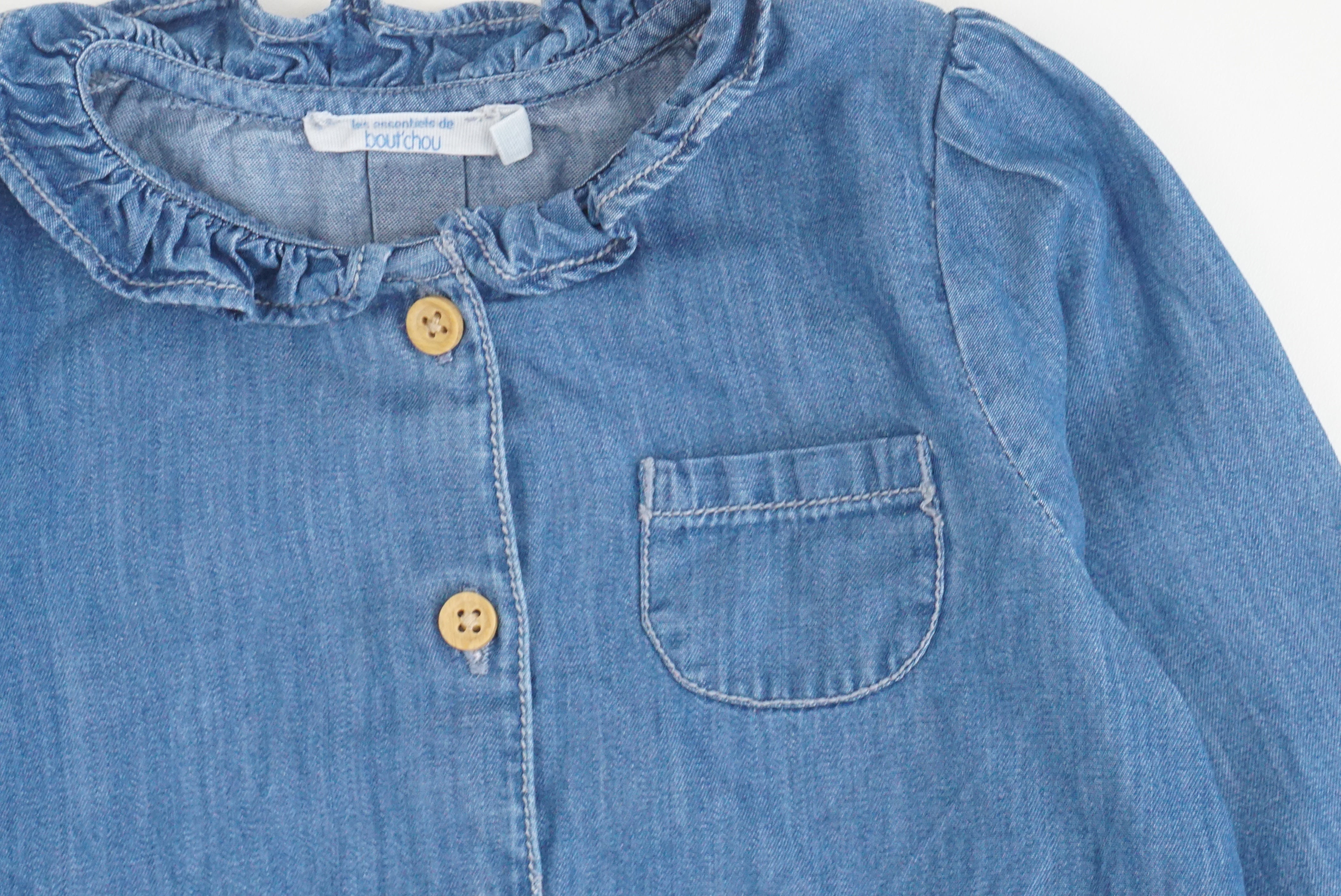 Chemise Bleu - 12 mois