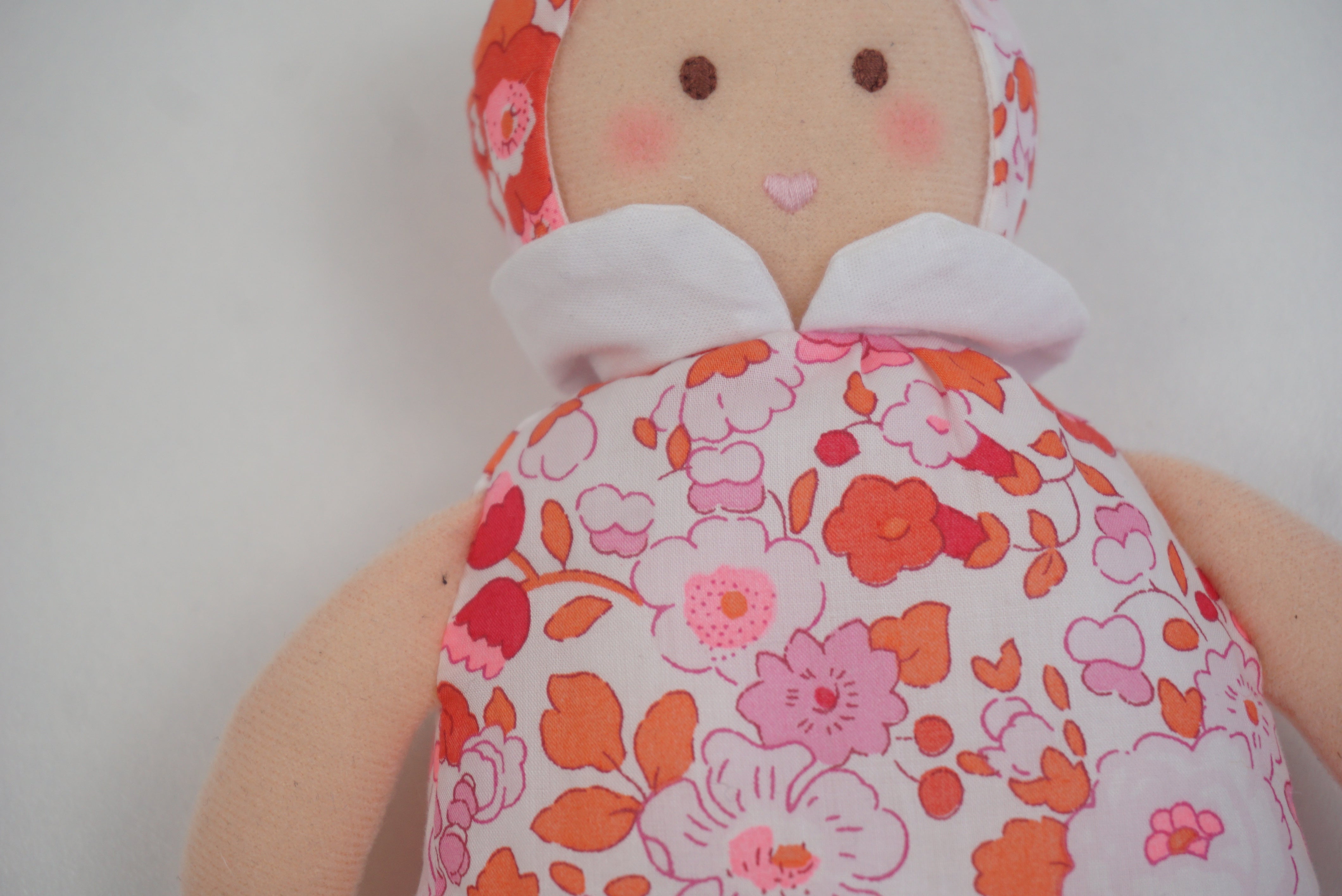 Doudou hochet Rose