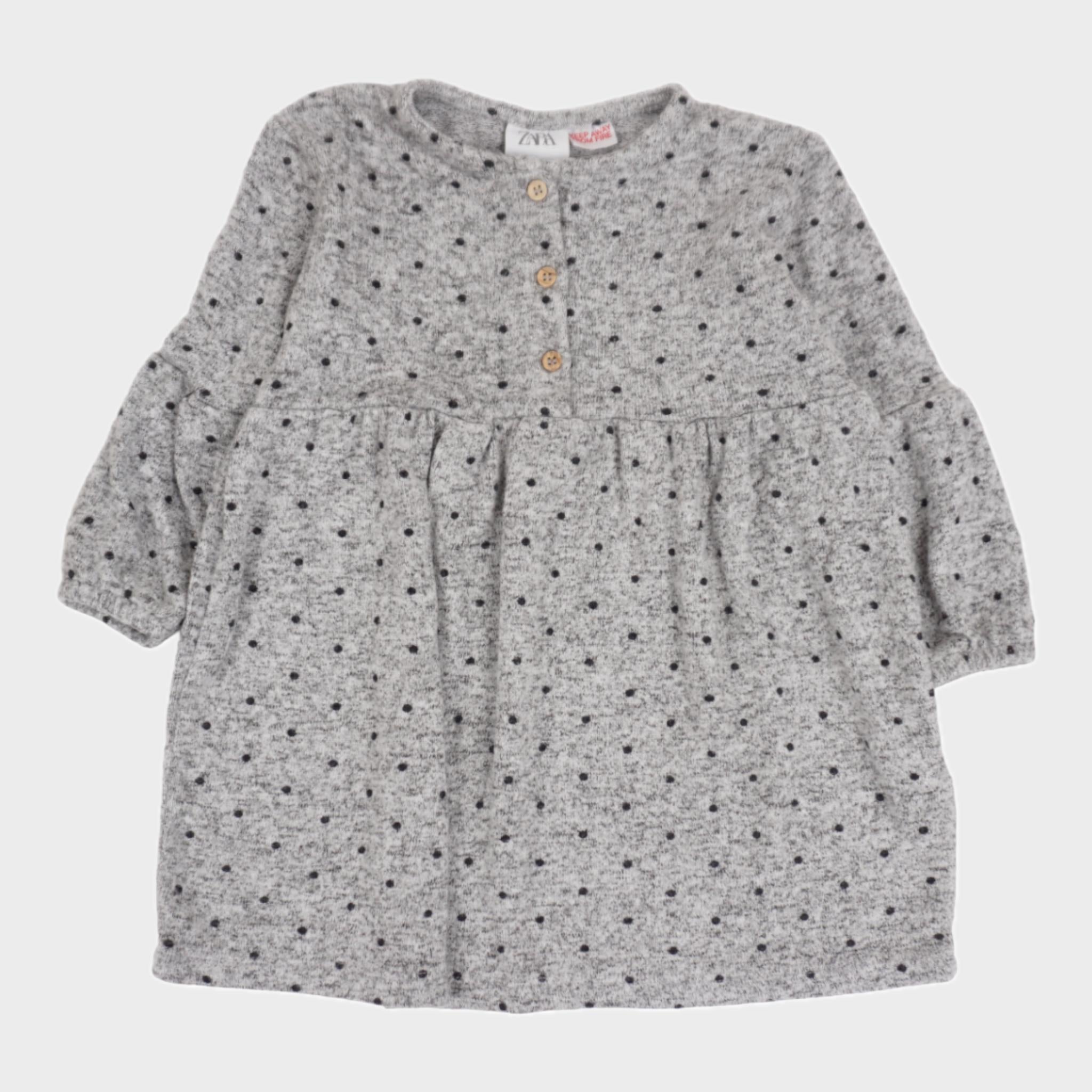 Robe Gris - 9/12 mois