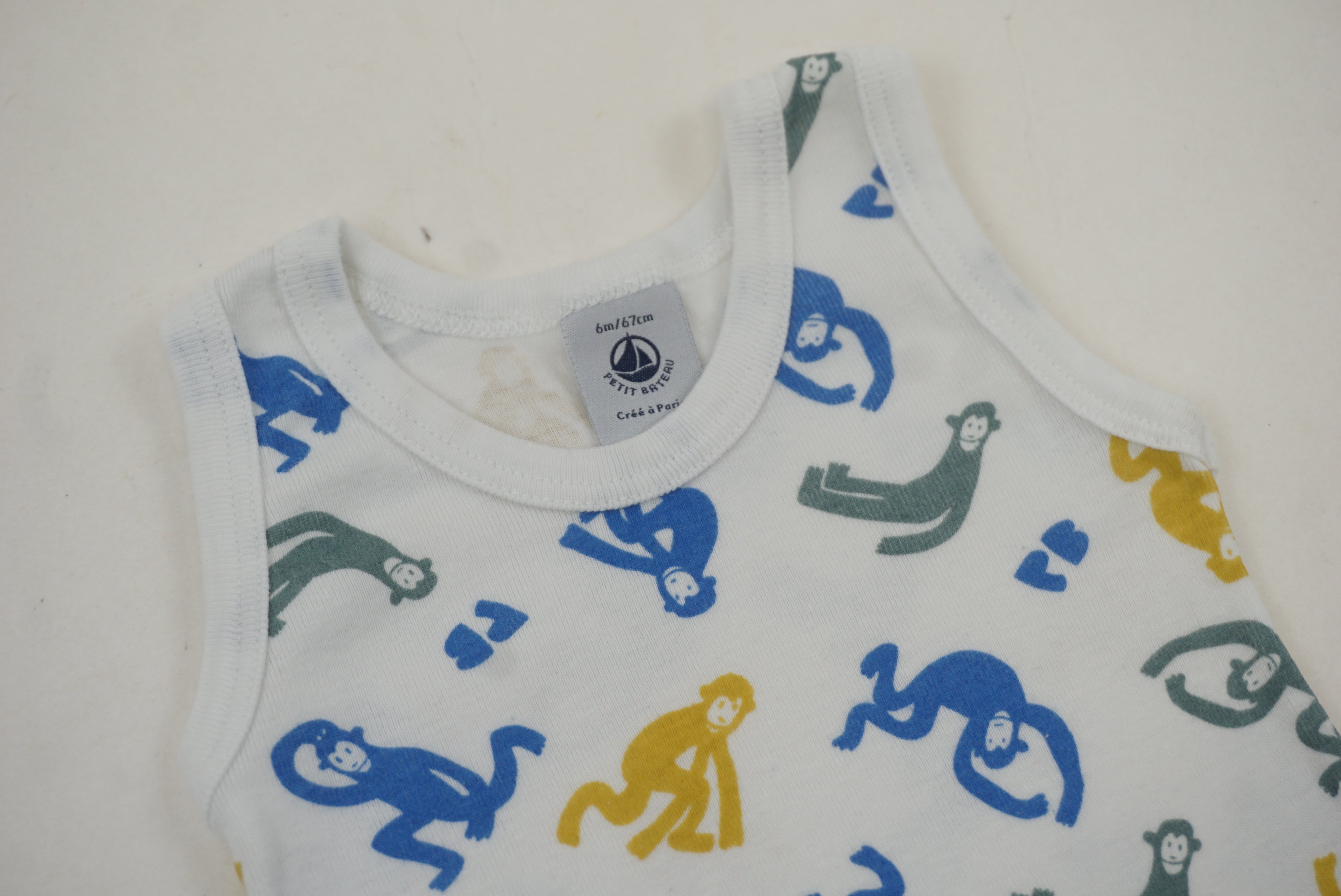 Body Blanc - 6 mois