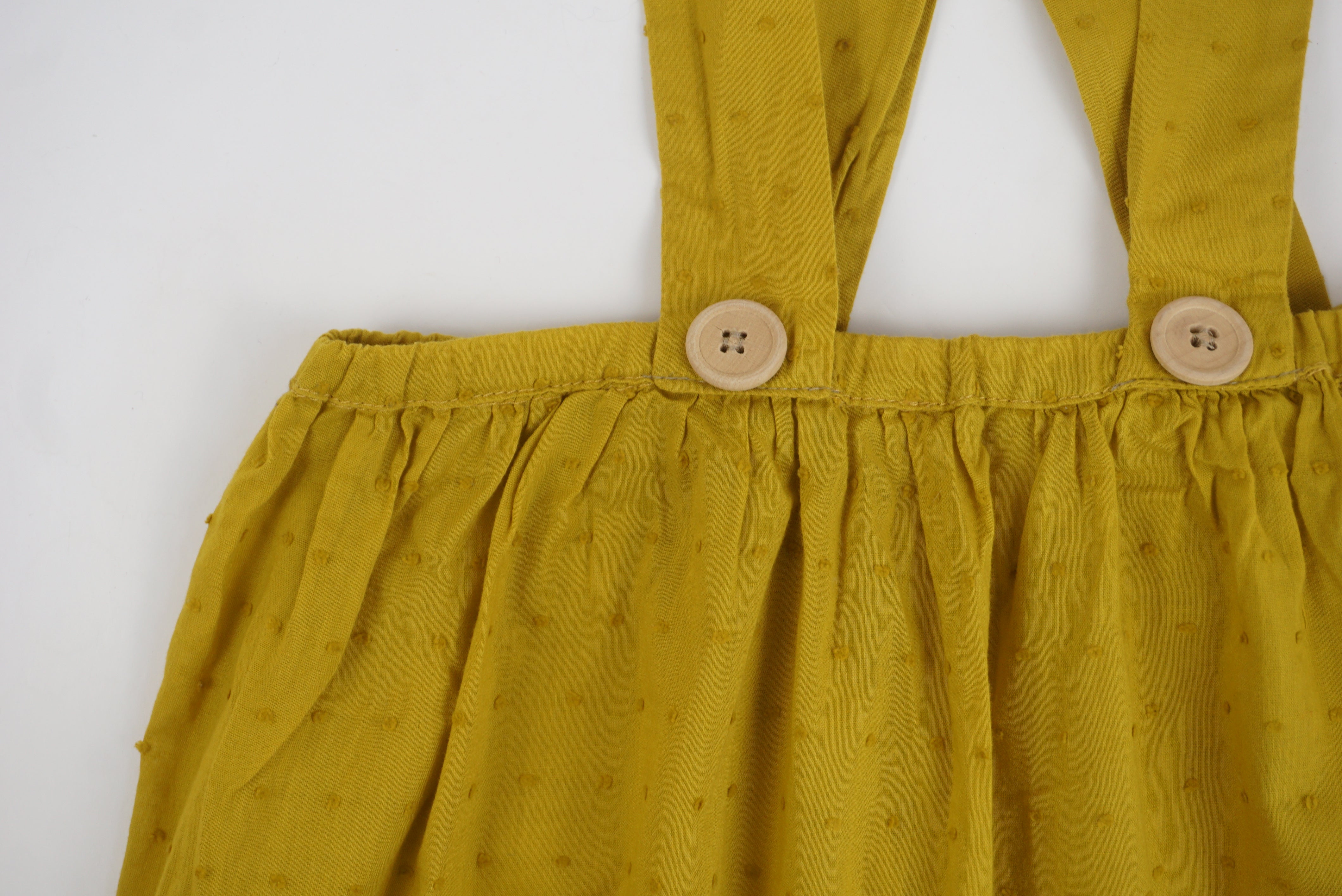 Jupe à bretelles Moutarde - 8 ans