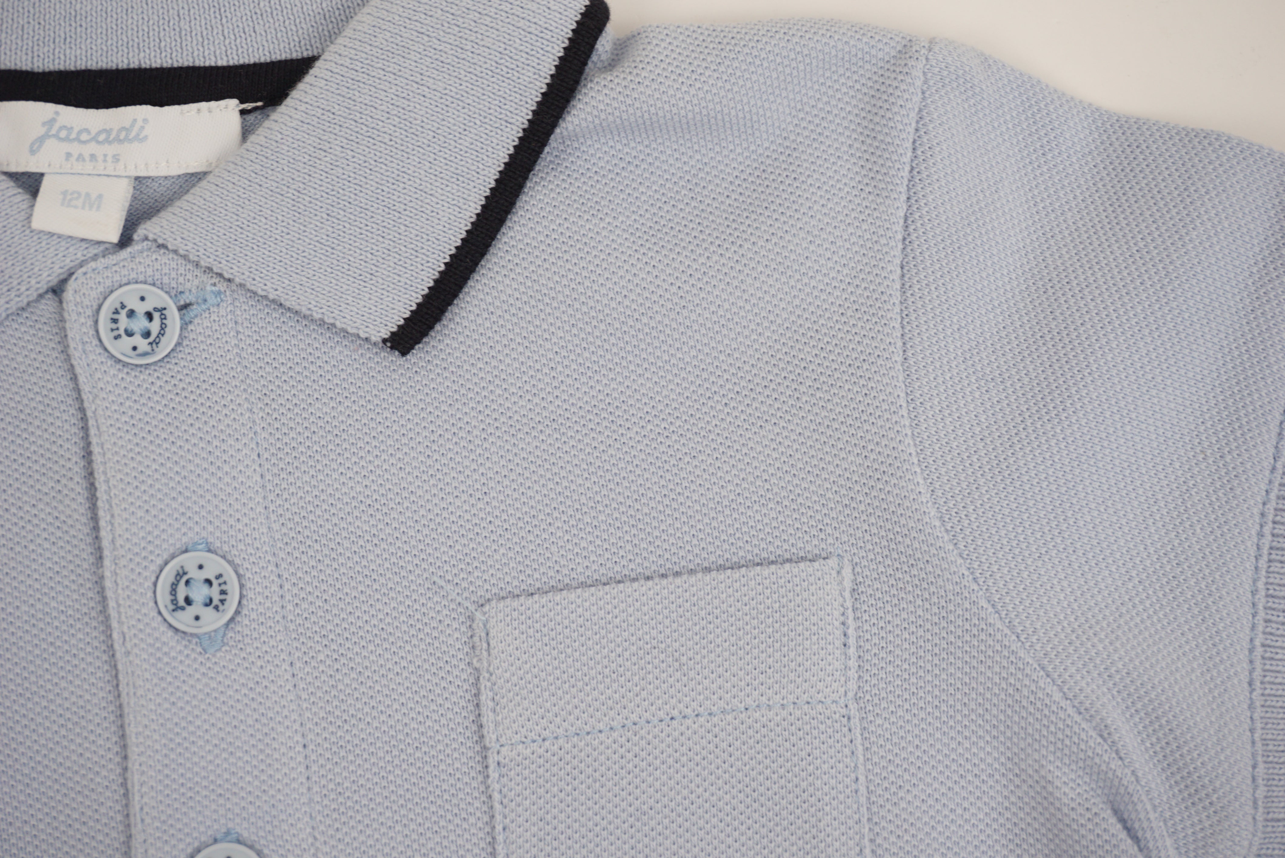 Polo Bleu - 12 mois