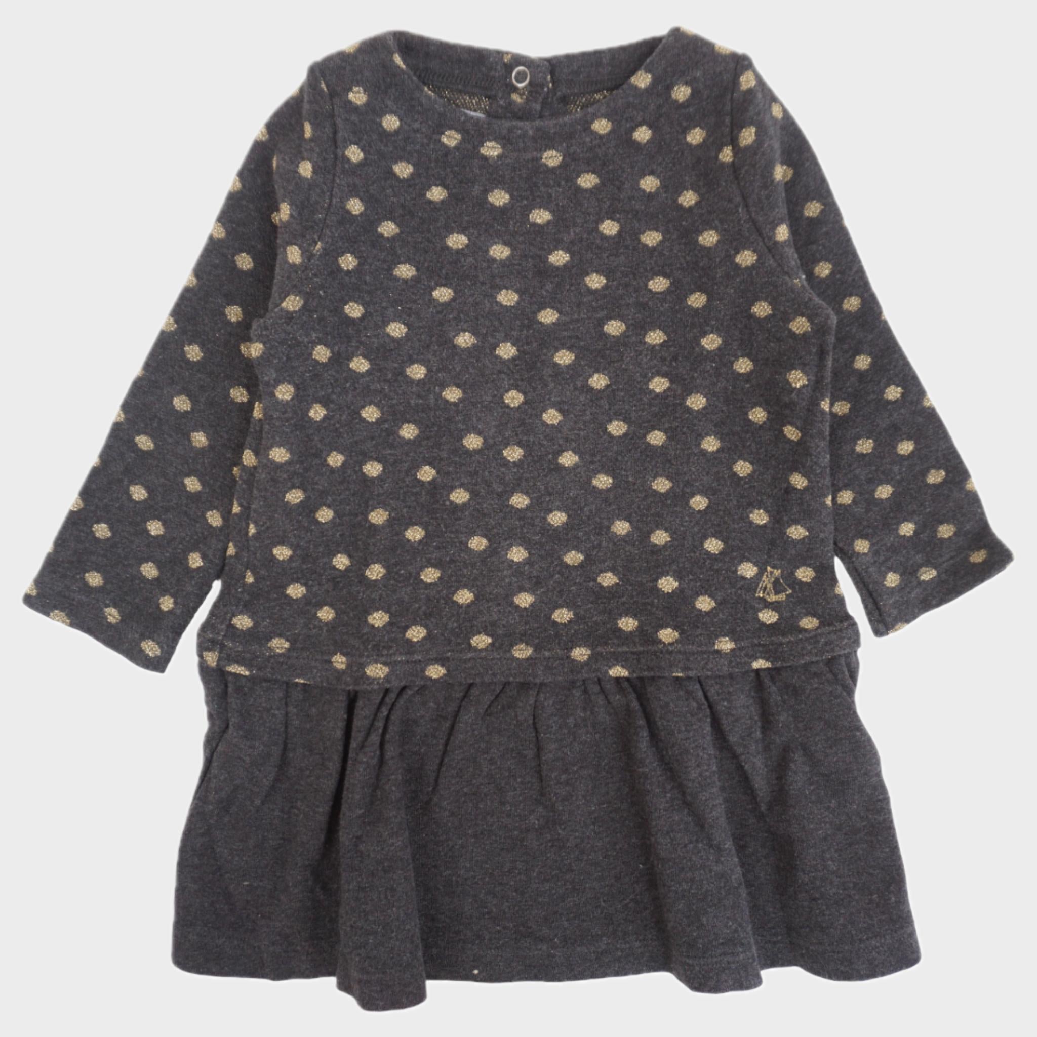 Robe Gris - 12 mois