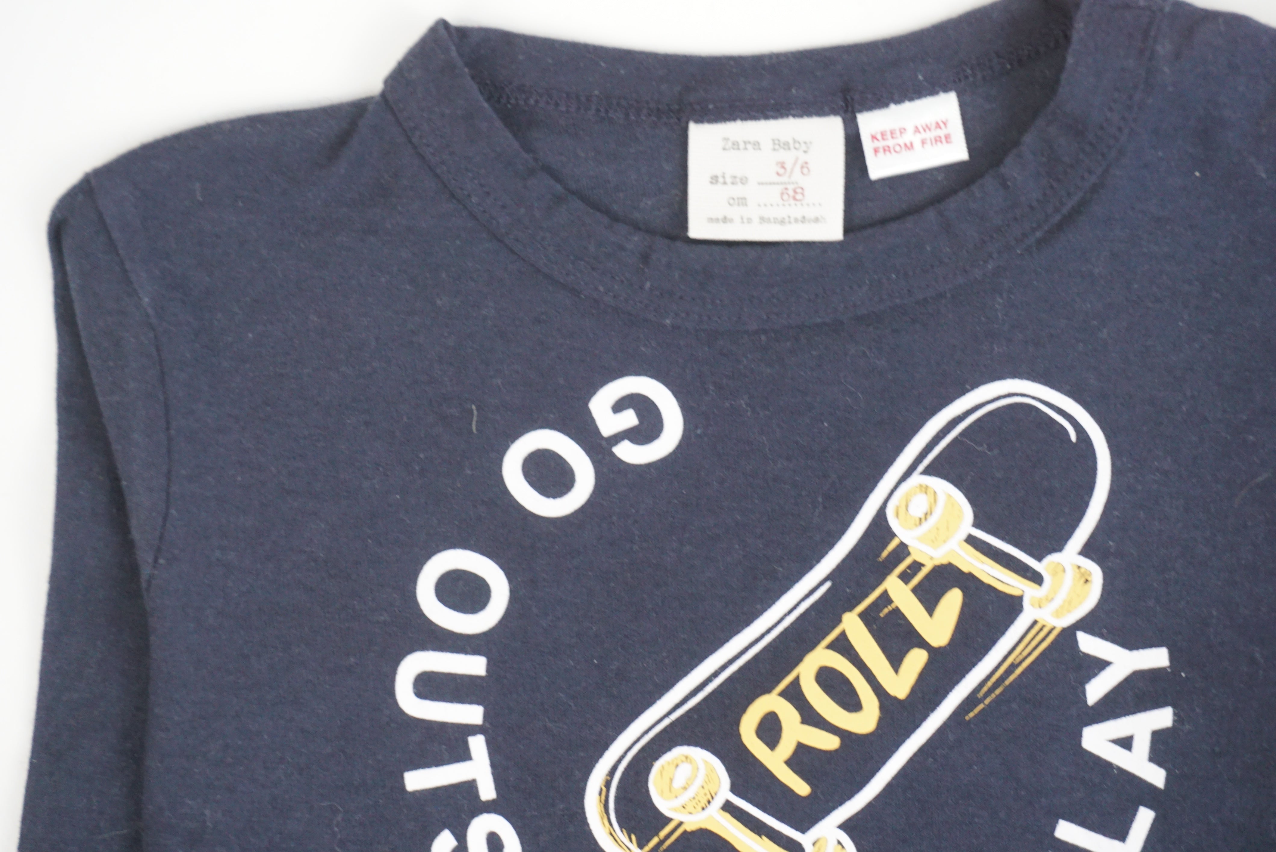 T-shirt Bleu - 3/6 mois