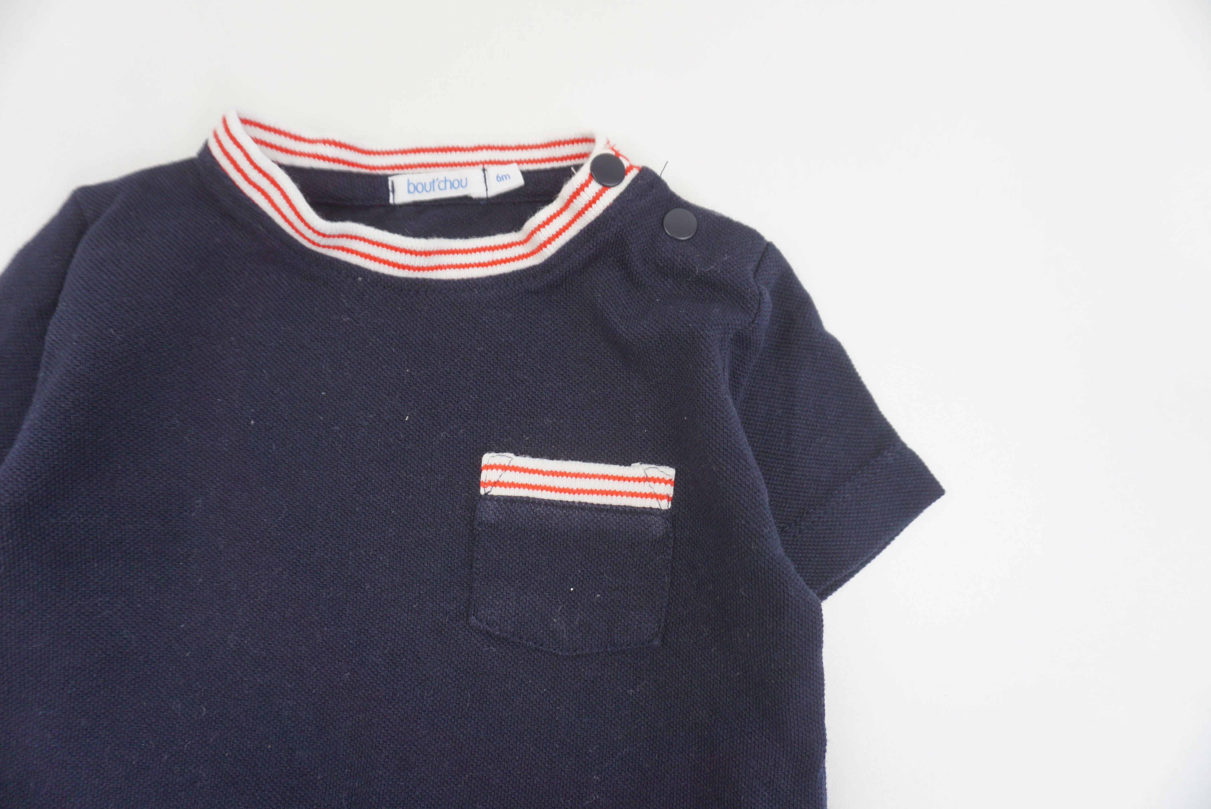 T-shirt Bleu marine - 6 mois