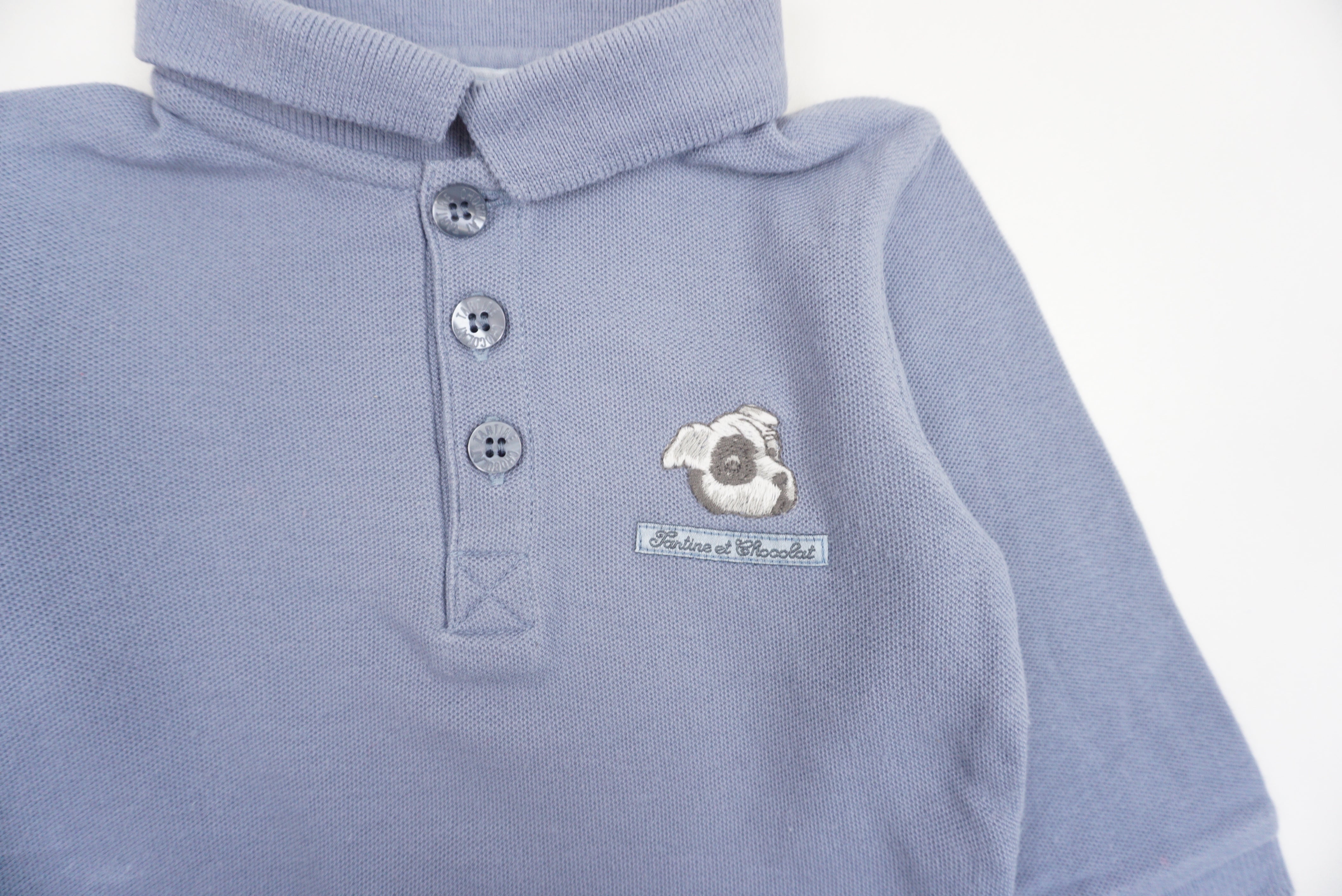 Polo Bleu - 6 mois