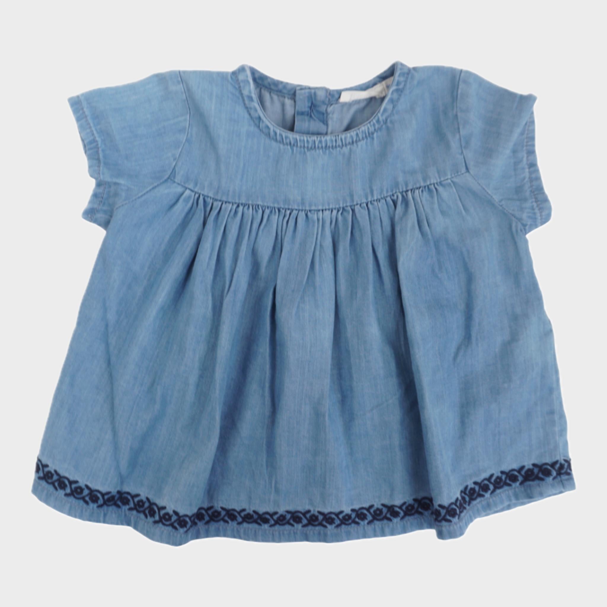 Blouse Bleu - 9 mois